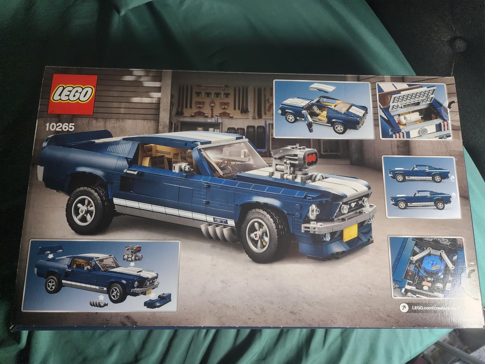 LEGO Creator Expert Ford Mustang 10265 Building Set - Exclusive Advanced Collector's Car Model, Featuring Detailed Interior, V8 Engine, Home and Office Display, Collectible for Adults and Teens customer photo 1