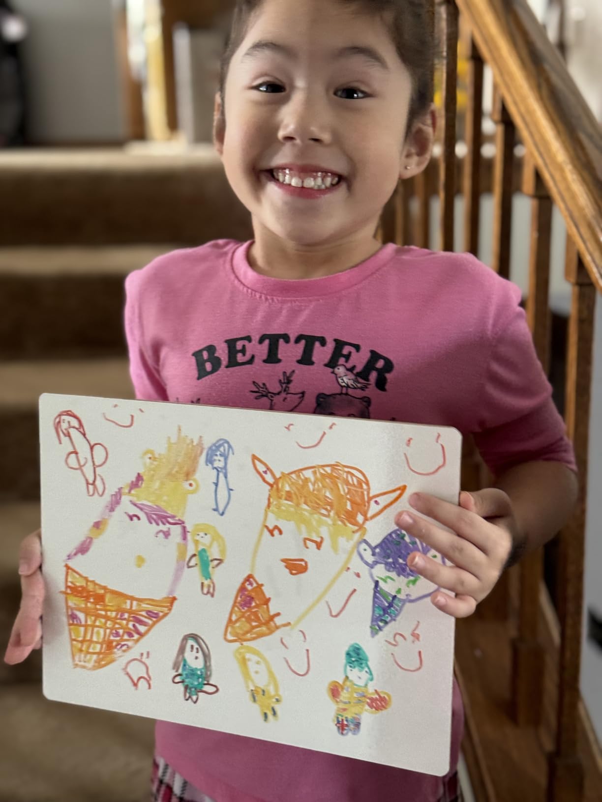 Scribbledo Double Sided Whiteboard Lined Dry Erase Board for Kids Ruled Writing Board Handwriting Practice Small White 9x12 Dry Erase Board with Lines customer photo 2