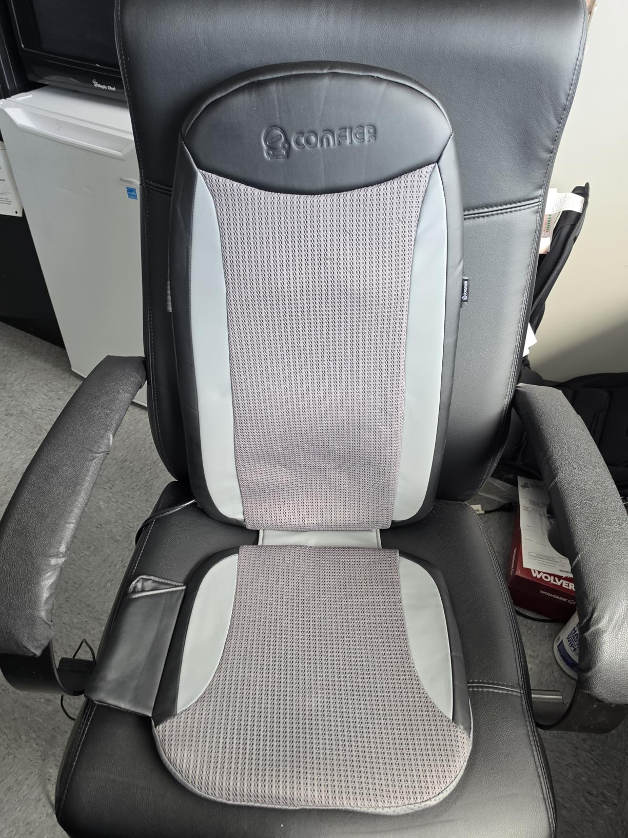 COMFIER Shiatsu Back Massager with Heat,Deep Tissue Kneading Massage Seat Cushion,Massage Chair Pad for Full Back,Body Massager for Home or Office Chair use, Father Day Gift for Men customer photo 1