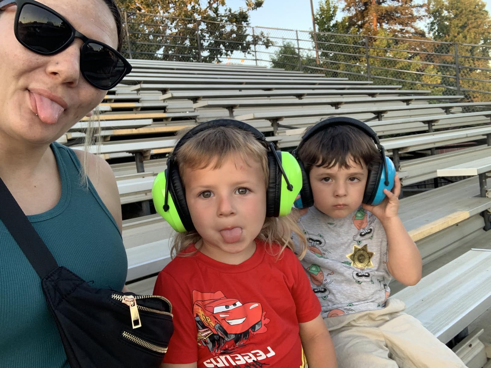 ZOHAN EM030 Kids Ear Protection, Noise Cancelling Headphones Ear Muffs for Autism Sensory, Safety Noise Reduction Hearing Protection for Monster Truck/Concerts/Fireworks/Air Shows customer photo 2