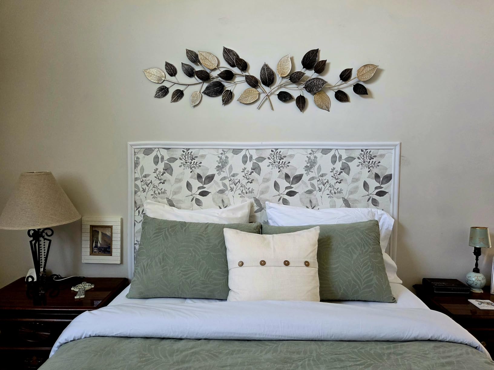 NuWallpaper by WallPops NUS3144 Breezy Peel and Stick Wallpaper, Grey customer photo 1