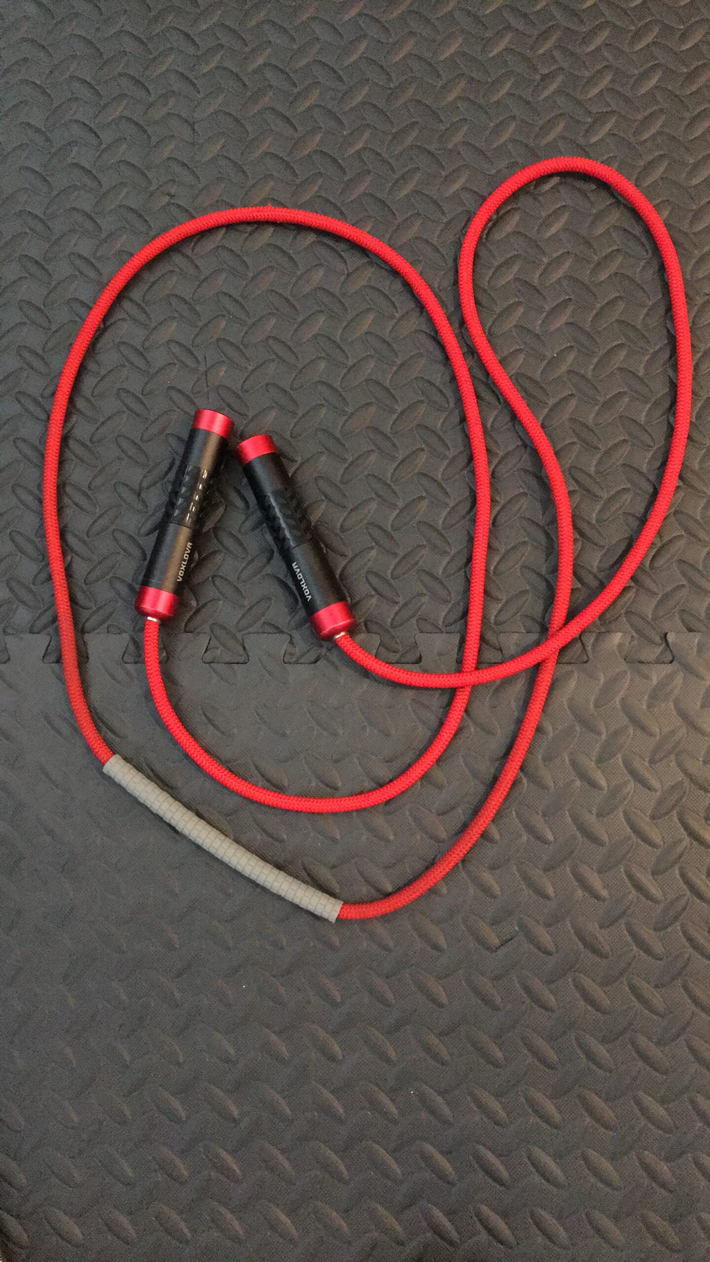 Weighted Jump Rope for Men Women - 1LB Heavy Jump Rope Weighted Skipping Rope for Adult Fitness Workouts Boxing Crossfit Cardio Weight-loss MMA, Non-Slip Aluminum Handles, Adjustable Length 9MM Solid PVC/Cotton Ropes customer photo 2
