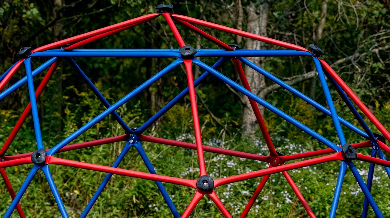 Lifetime 90951 Geometric Dome Climber Jungle Gym, 5.5' High x 11' Wide, Mantis Green & Bronze customer photo 2