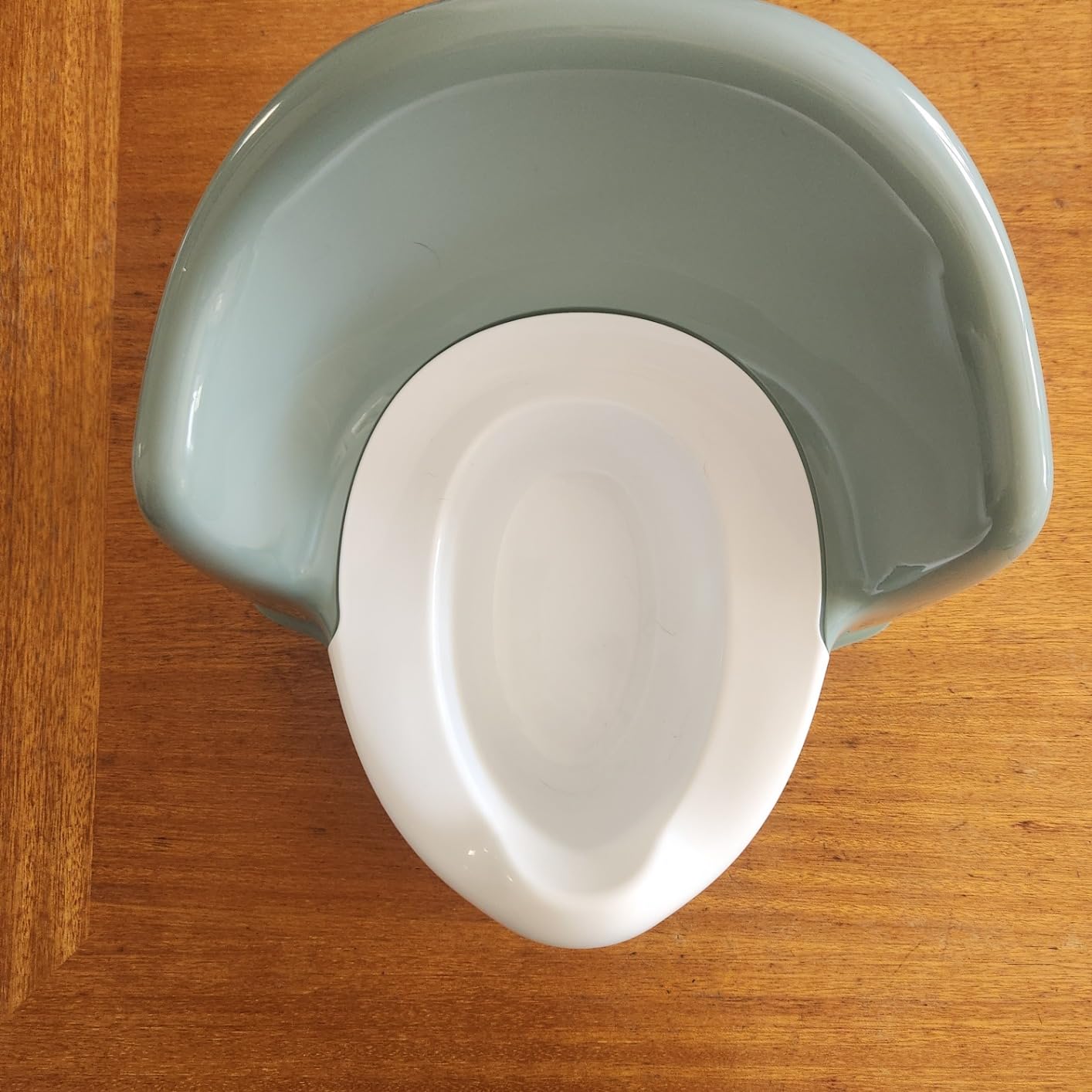 BabyBjorn Potty Chair, Deep Green/White | Potty Training Toilet, Easy-to-Clean, Removable Inner Potty, Non-Slip customer photo 2