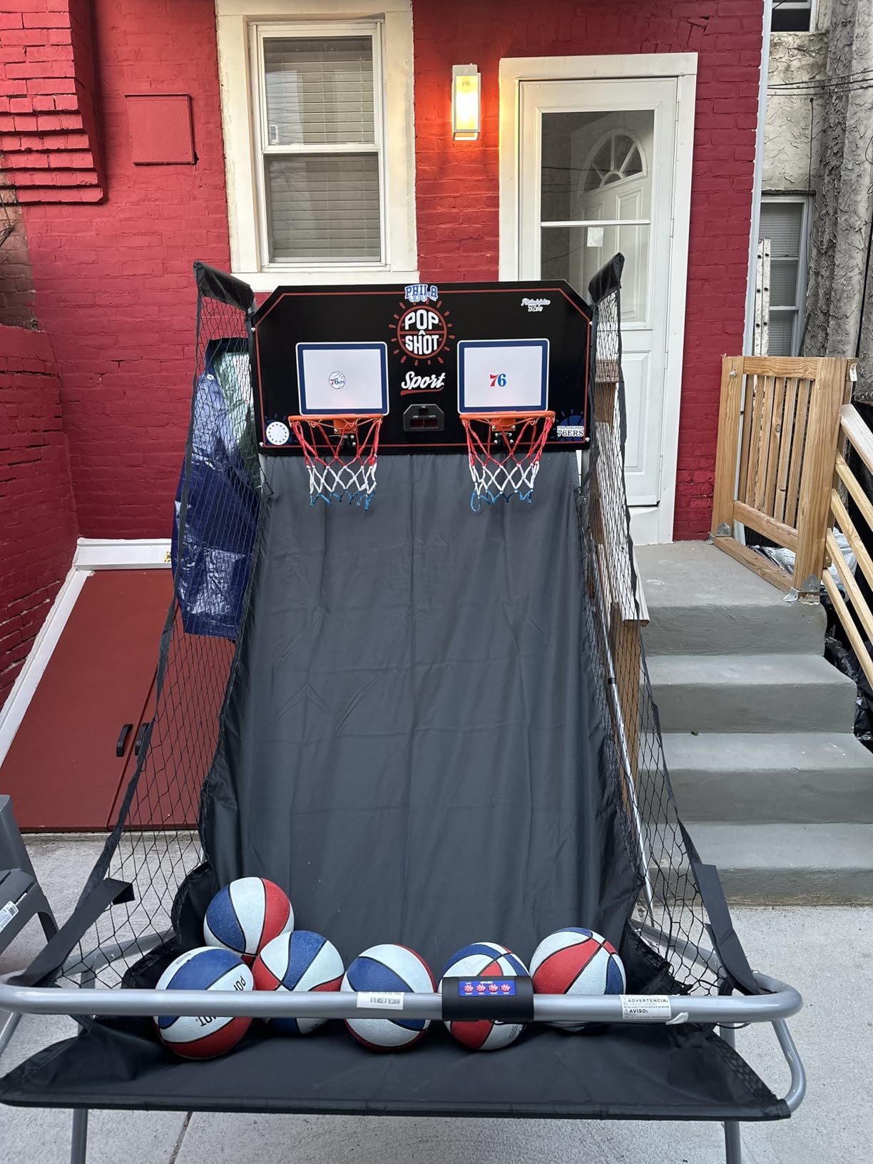Pop-A-Shot Dual Shot Sport Arcade Basketball Game for Home | Paddle Scoring Hoop, 10 Game Modes, 4 Balls | Foldable for Easy Storage customer photo 1