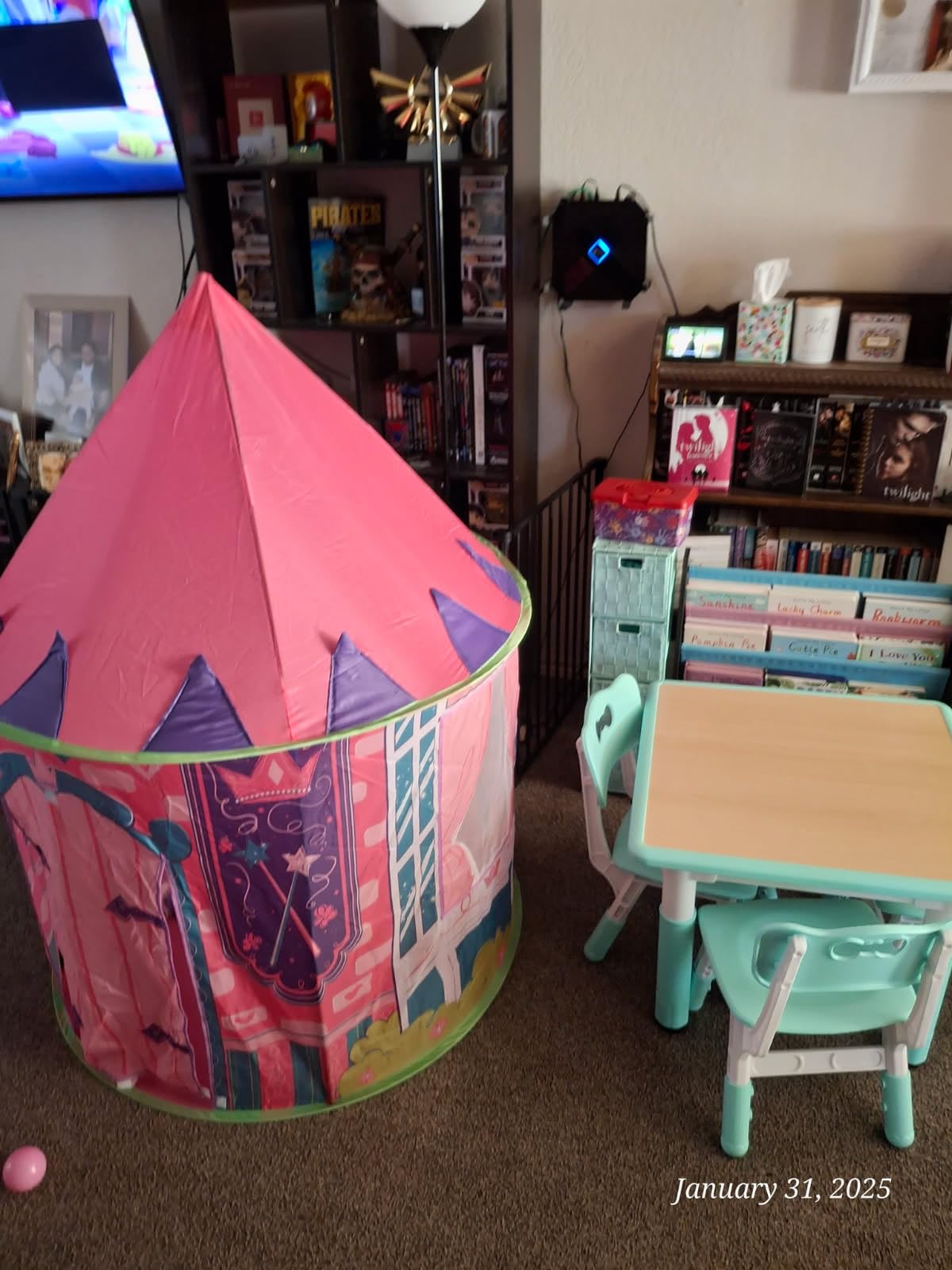 Kidodo Kids Play Tent Toy Children Pop Up Tent Kids Playhouse Indoor Outdoor Game Party Birthday Gifts Toddler for Boys Girls. Tunnel Foldable Tent for Baby Children customer photo 2