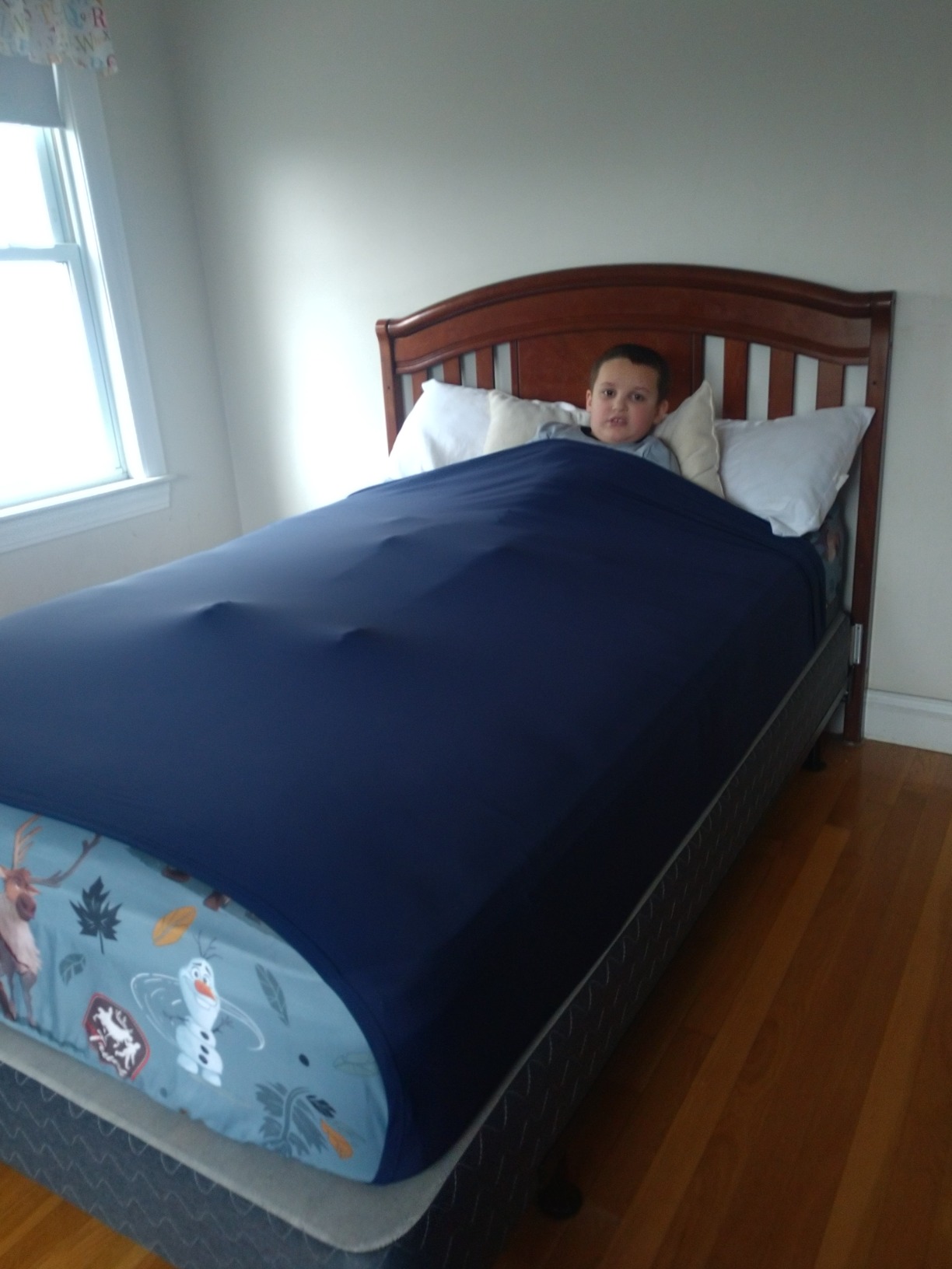 Harkla Compression Sheet for Kids - Full Compression Sheets for All Night Comfort - Breathable and Stretchy, Great for a Calming Sleep Experience - Sensory Bedsheets for Kids customer photo 2