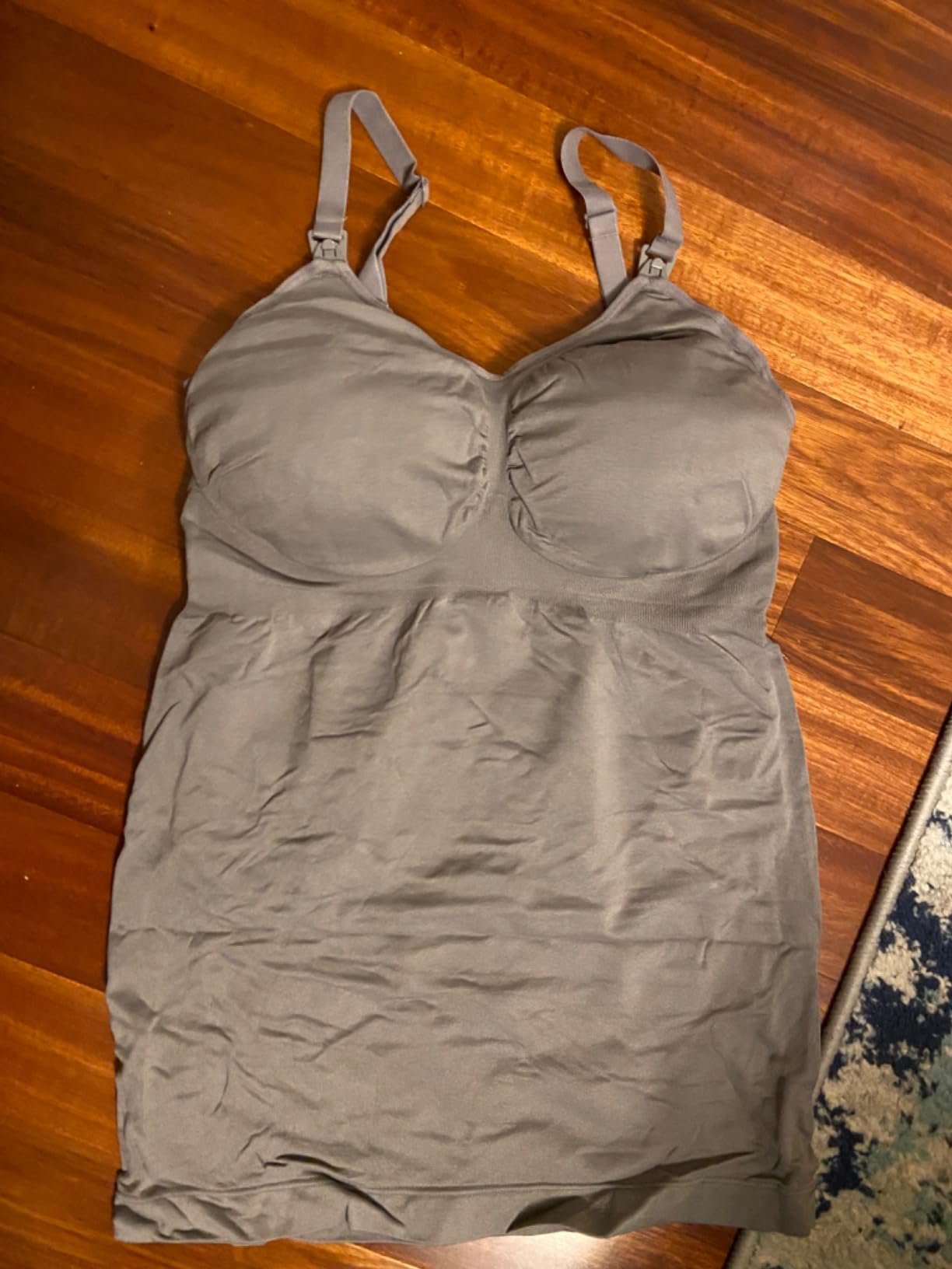 HOFISH Support Nursing Tank Tops for Breastfeeding, Comfort Stretch Maternity Camisoles customer photo 1