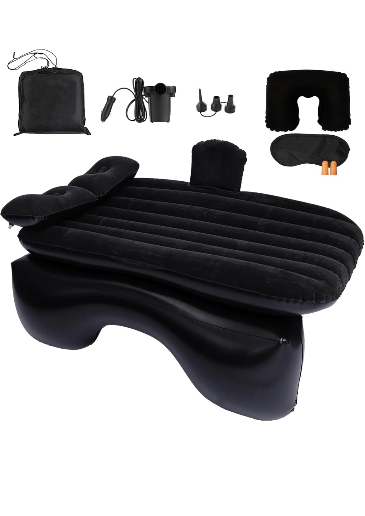 Onirii Inflatable Car Air Mattress Back Seat Bed with Air Pump | 55