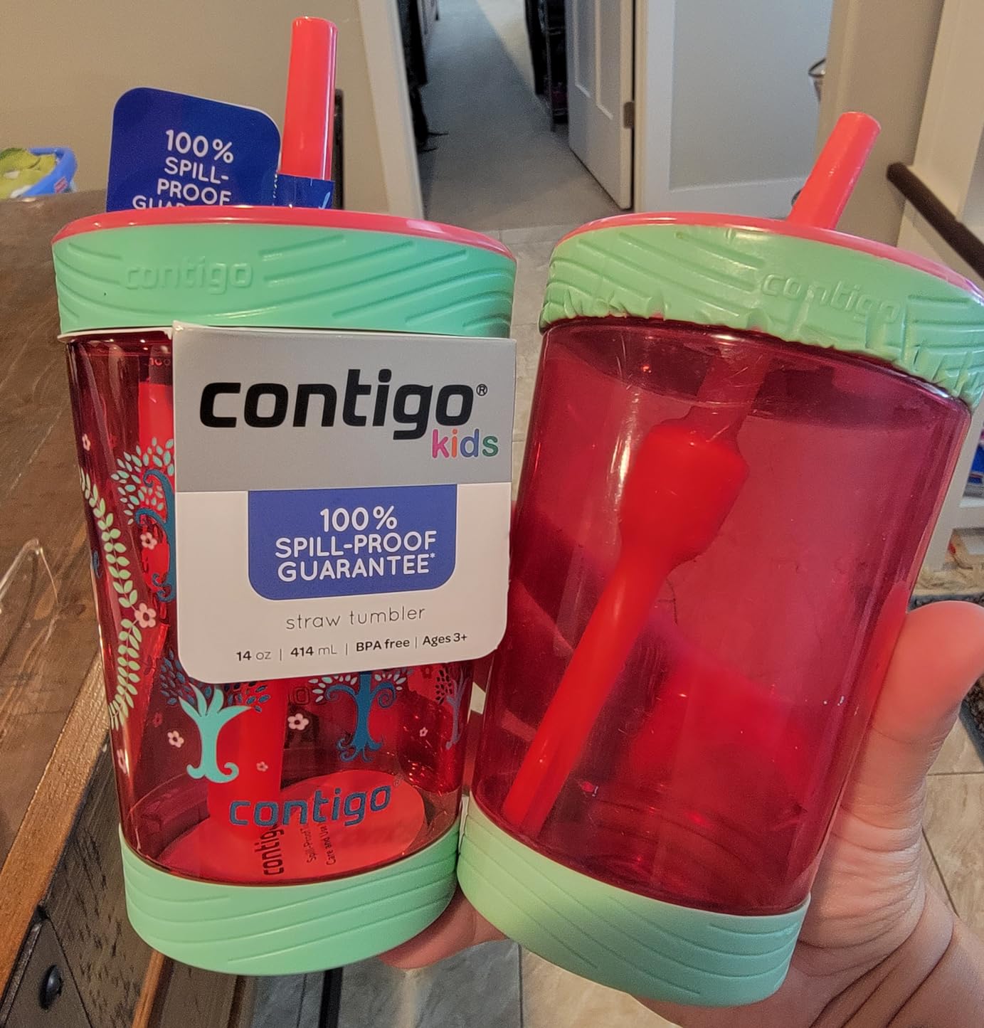 Contigo Kids Spill-Proof Tumbler with Straw 14oz. Honeydew customer photo 1