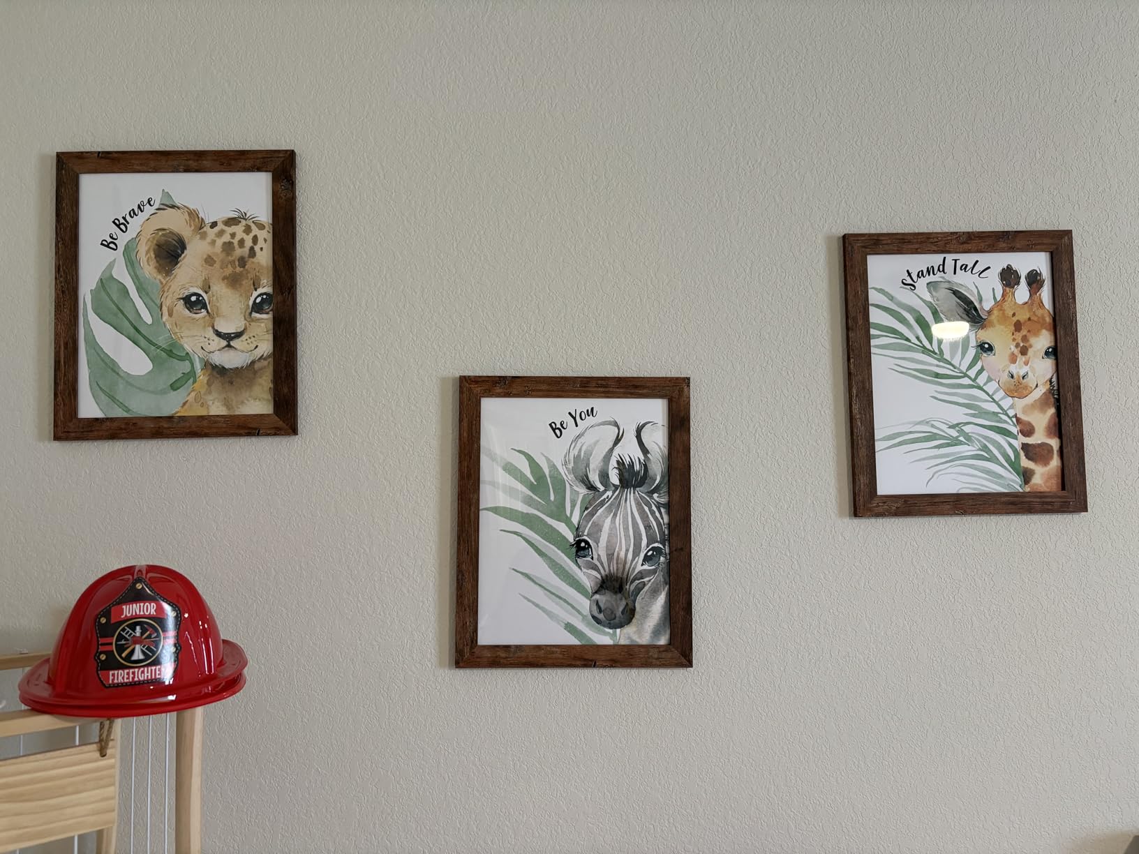 Baby Safari Animals Wall Art Prints - Nursery Decor - Set of 6-11x14 - Unframed - Watercolor customer photo 1