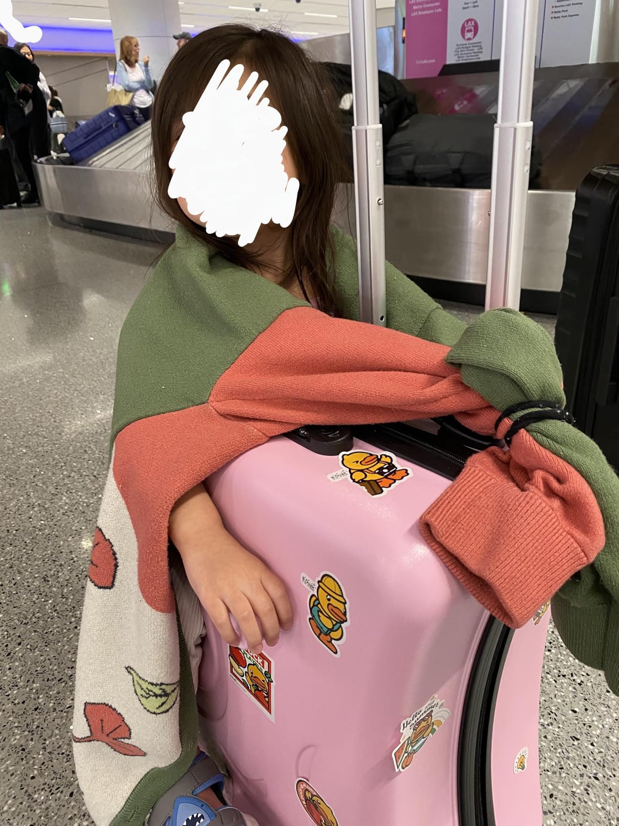 Kids Ride On Suitcase with Wheels, Scooter Luggage for Toddlers Travel, Durable Children's Suitcase for Boys & Girls Ages 2-13 Years customer photo 2