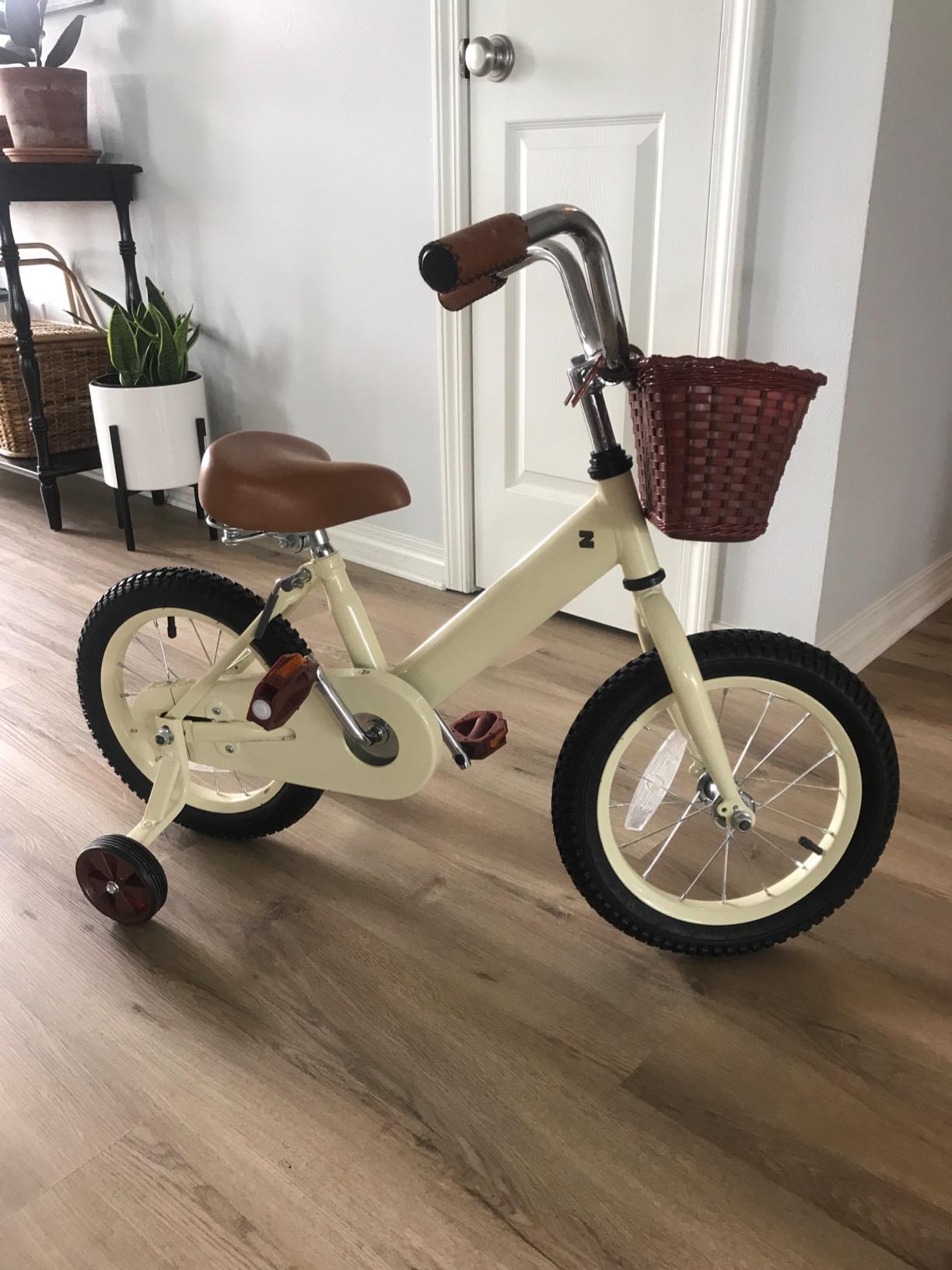 JOYSTAR Vintage Kids Bike with Training Wheels & Basket, 12 14 16 Inch Girls Bike for 2-7 Years Old, Toddler Bikes, Multiple Colors customer photo 2
