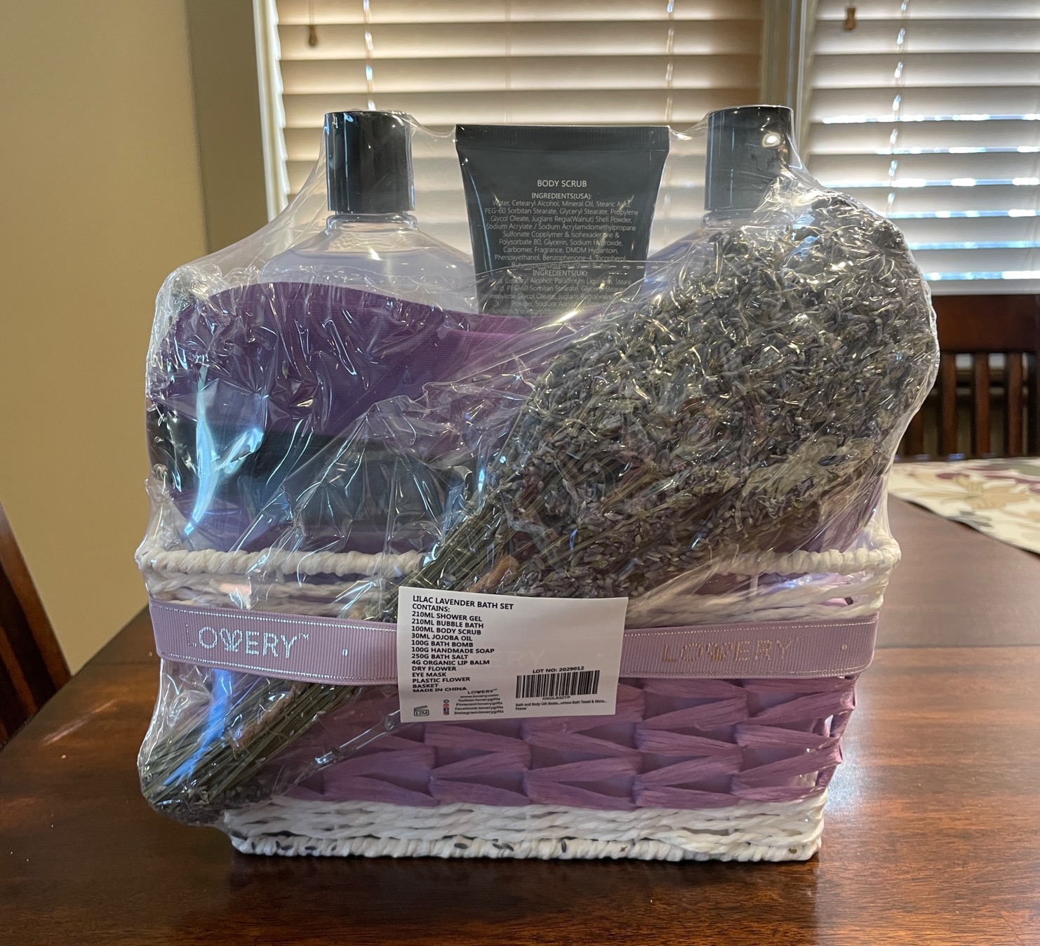 Gifts for Women, Moms, Lavender & Lilac Spa Gift Basket Set - Handmade Soap, Potpourri, Bath Bomb, Jojoba Oil, Organic Lip Balm & More customer photo 1