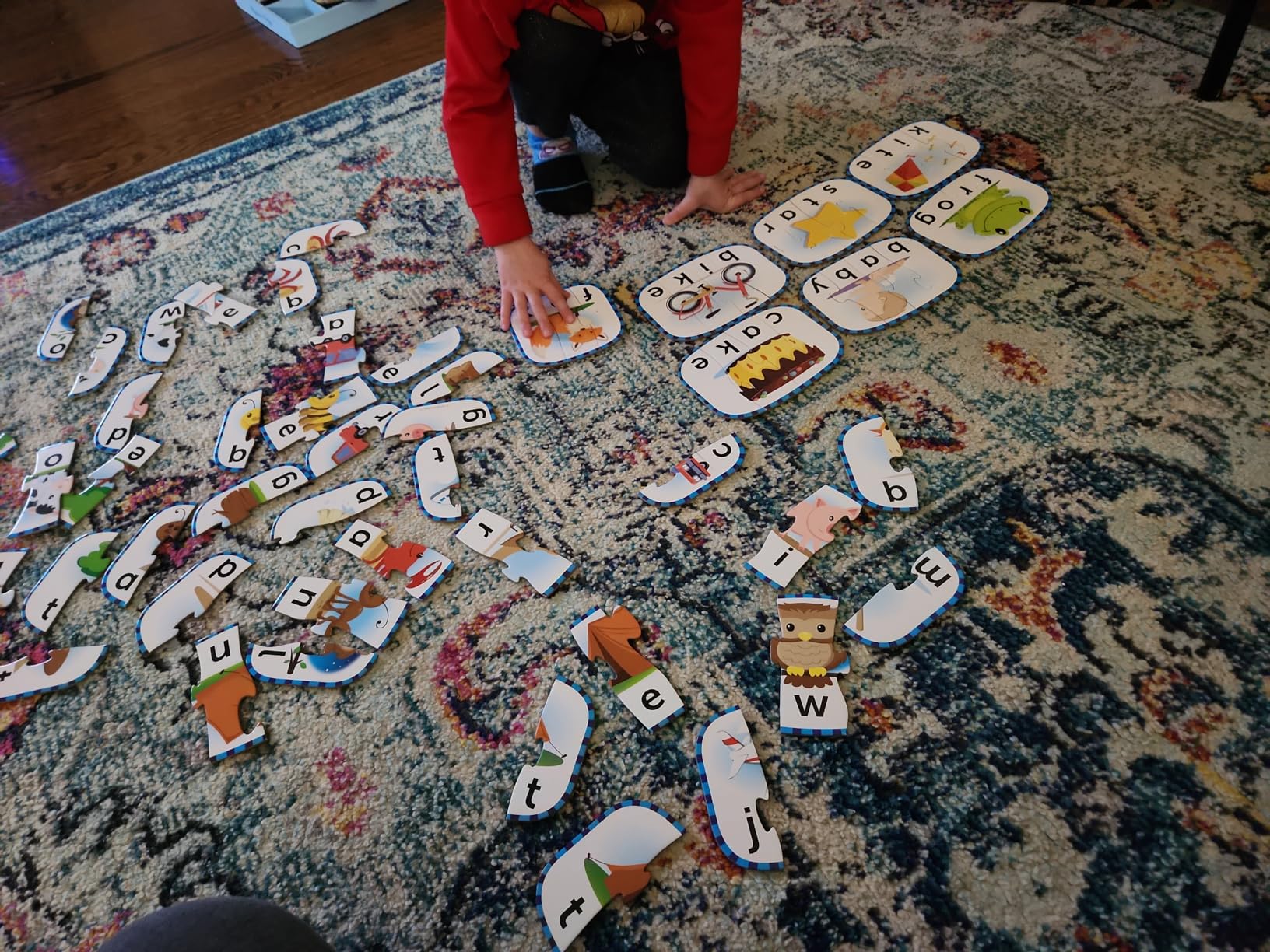 Learning Resources Spelling Puzzle Cards, Kindergarten Readiness, Self Correcting Puzzles, Ages 4+ customer photo 1