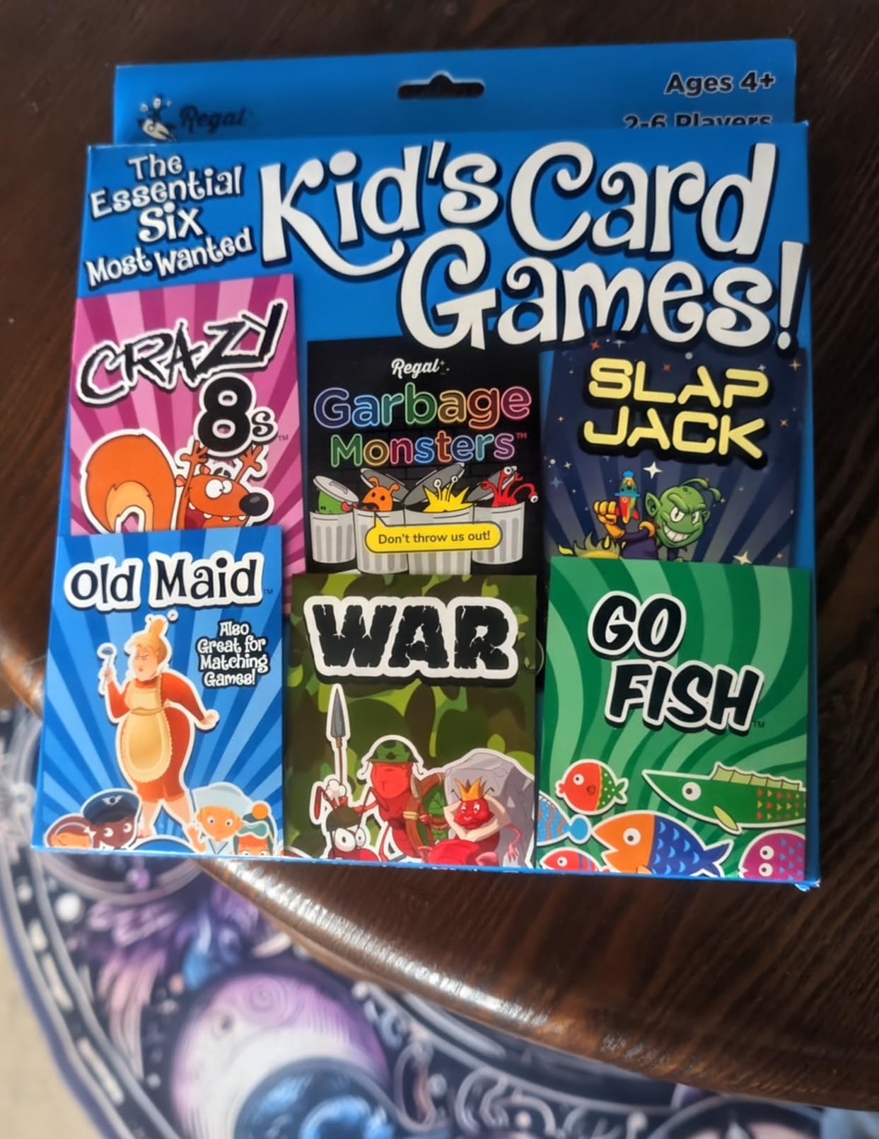 Regal Games Card Games for Kids - Go Fish, Crazy 8's, Old Maid, Slap Jack, Monster Memory Match, Snowball Fight - Holiday-Themed, Simple & Fun Classic Family Table Games - Games May Vary (6 Set) customer photo 1