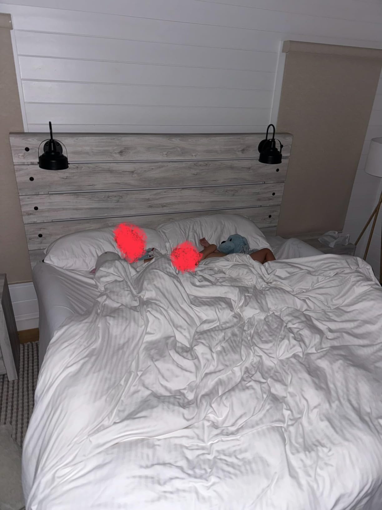 Delta Children Inflatable Bed Rails for Toddlers & Kids with Foot Pump (2 Pack) - Leak-Proof Portable Guardrails Great for Travel or at Home, White customer photo 1
