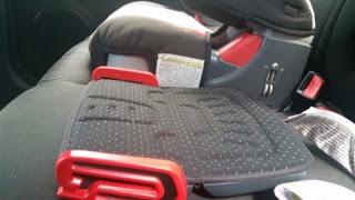 Mifold Comfort Grab-and-go Car Backless Booster Seat - Compact and Portable for Every Day, Carpooling, Travel, Royal Purple customer photo 1