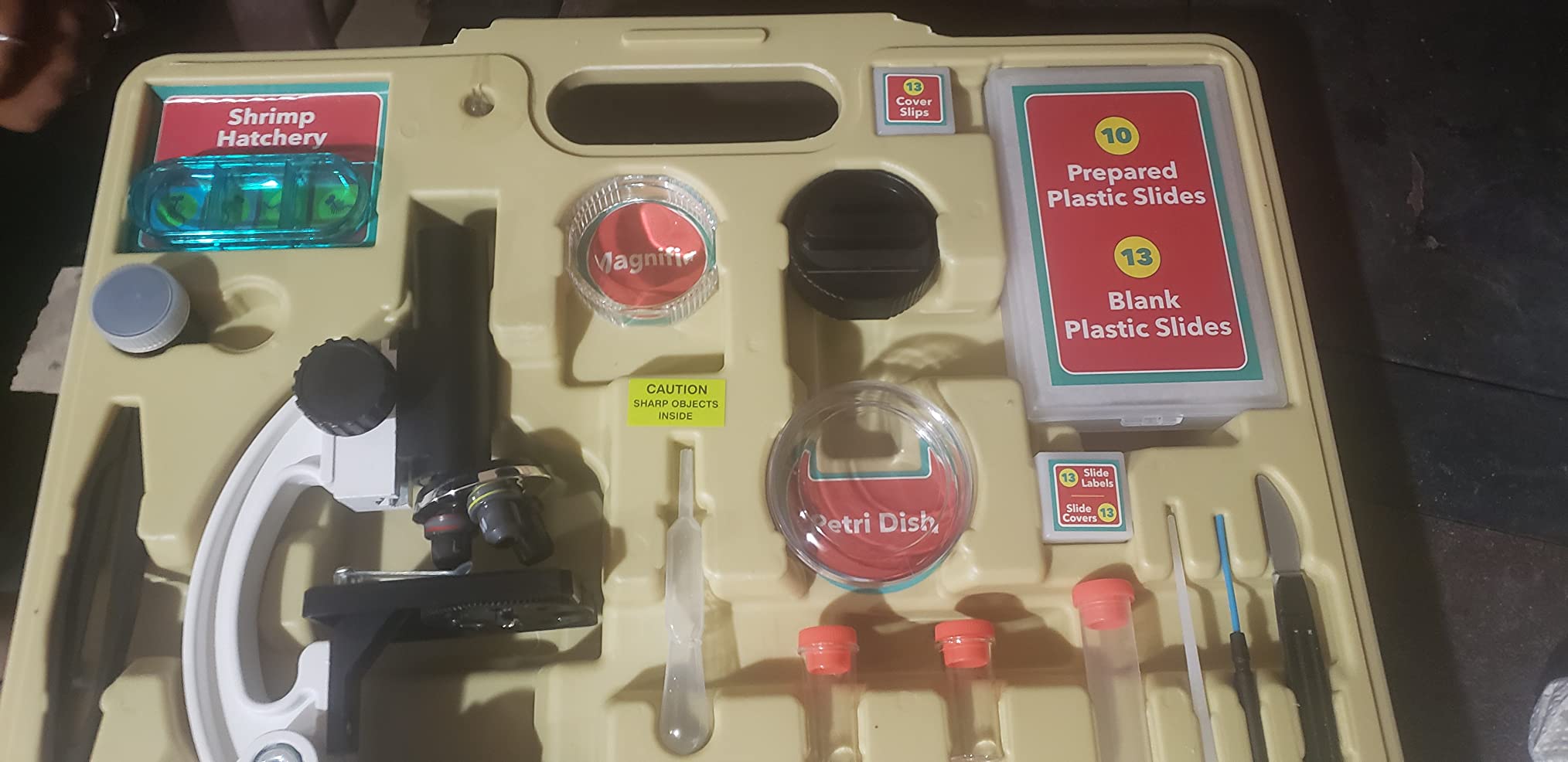AmScope - M40-K-MDM35 IQCREW by 120X - 1200X Kid's 85+ Piece Premium Microscope STEM Kit with Color Camera, Interactive Kid's Friendly Software, Prepared and Blank Slides and More customer photo 1
