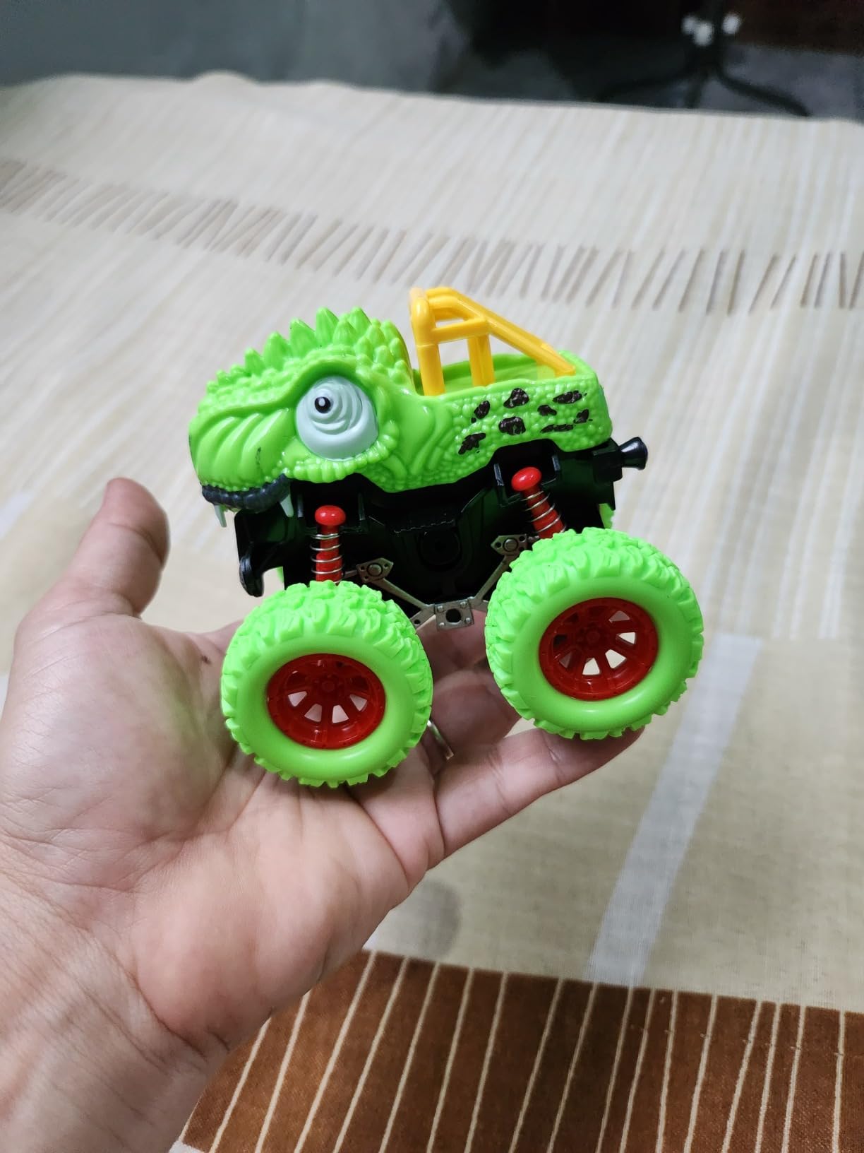 LODBY Dinosaur Toys for 2 3 4 5 Year Old Boys - Monster Truck Toys for Toddlers Boys Ages 2-4-6 - Push and Go Cars Dinosaur Toys for Kids 3-5 Year Old Boy Christmas Birthday Gifts customer photo 1