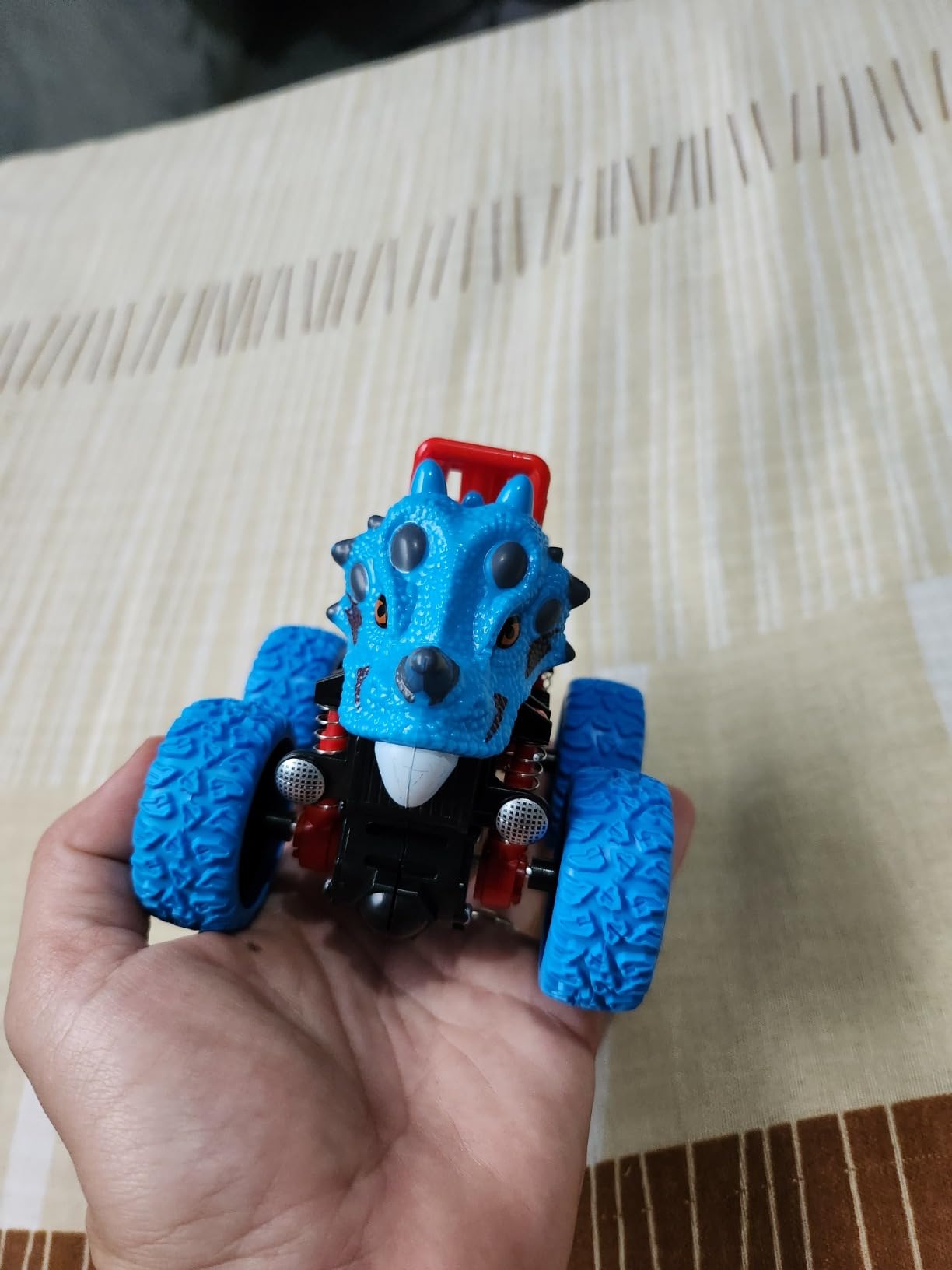 LODBY Dinosaur Toys for 2 3 4 5 Year Old Boys - Monster Truck Toys for Toddlers Boys Ages 2-4-6 - Push and Go Cars Dinosaur Toys for Kids 3-5 Year Old Boy Christmas Birthday Gifts customer photo 2