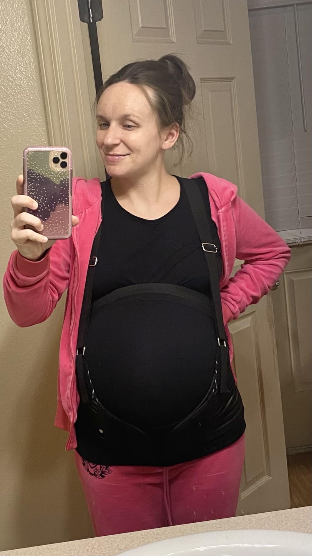 Belly Bands For Pregnant Women - Maternity Belt Pregnancy Support - Breathable Abdominal Binder, Back Support, Multiple Sizes And Colors For All Stages Of Pregnancy & Postpartum customer photo 2