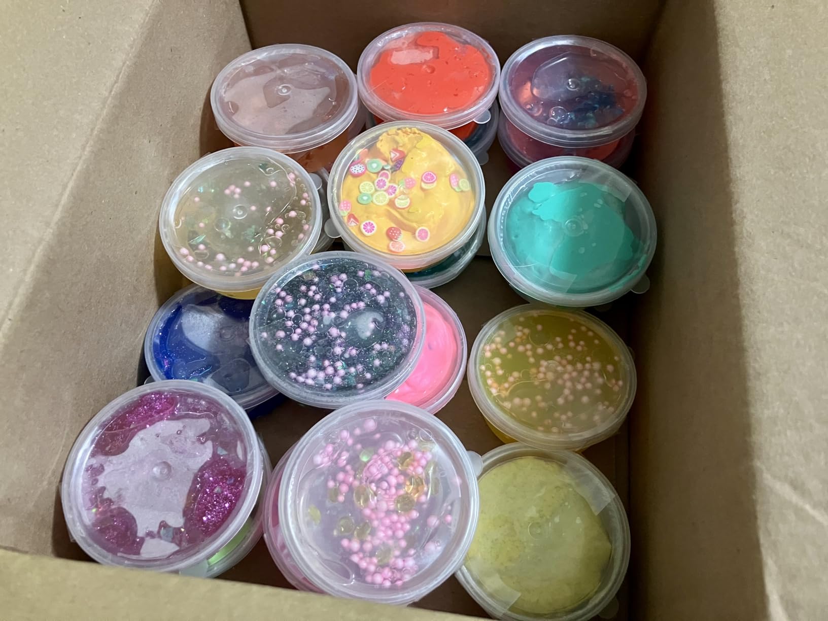 33 Cups Jumbo Slime Kit for Kids, FunKidz Premade Ultimate Slime Pack to DIY Soft, Cloud, Clear, Butter, Glitter, Glow in Dark Slime Making Kit Party Favors Gift Toys for Girls and Boys customer photo 1