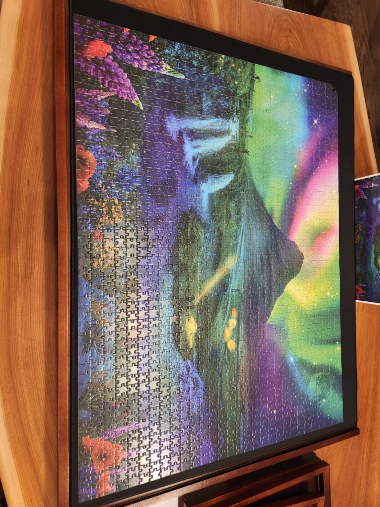 Buffalo Games - Lena - Enchanted Aurora - 1500 Piece Jigsaw Puzzle for Adults - Challenging Puzzle Perfect for Game Nights - Finished Size is 38.50 x 26.50 customer photo 2