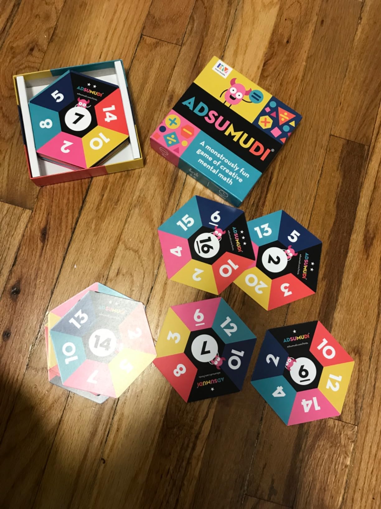 Evermade Adsumudi Math Game - The Monstrously Fun, Smart Game for Kids to Practice Multiplication, Division, Addition and Subtraction - Great for Kids Ages 8-12 customer photo 1