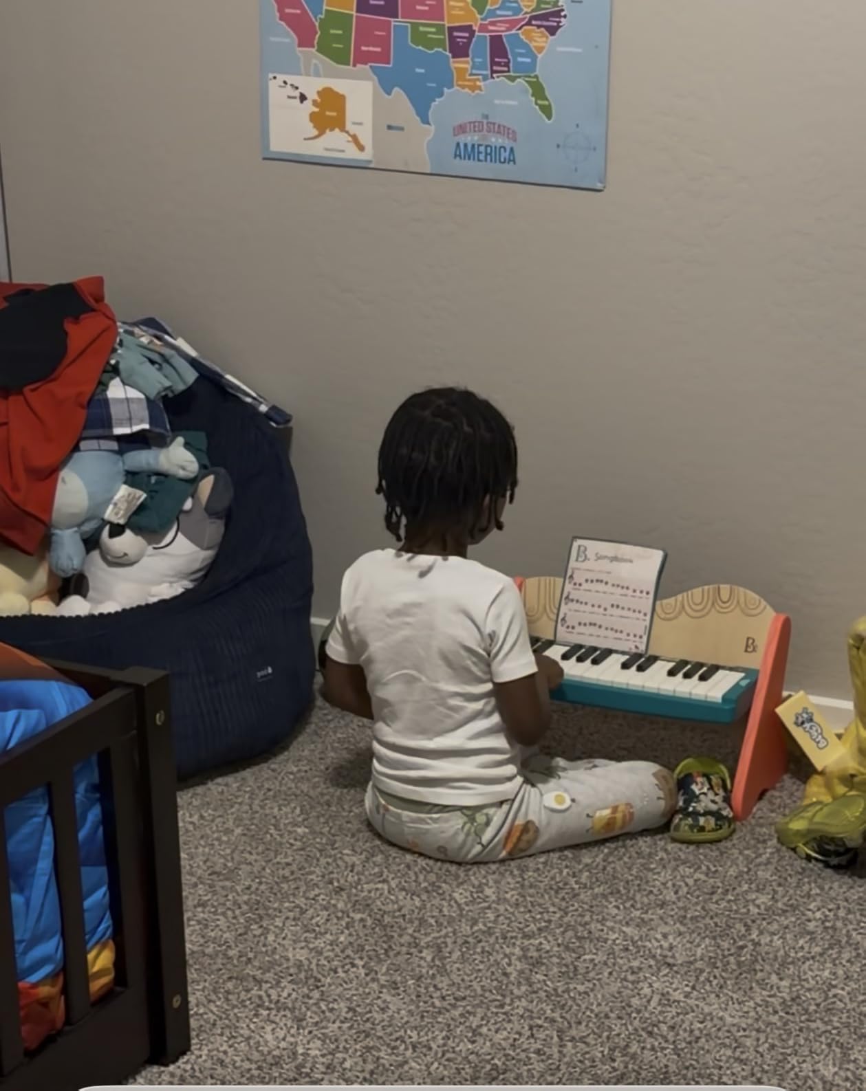 B. toys - Wooden Toy Piano for Toddlers, Kids - Color-Coded Keys with Songbook - Mini Maestro customer photo 2