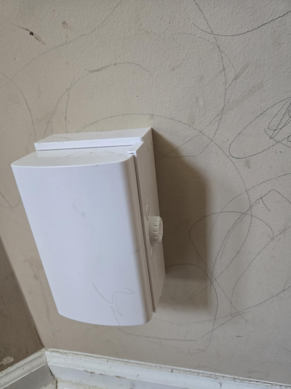 Outlet Cover BOX Baby Proofing (2 Pack) Patented Dual-Lock for Much Better Toddler Proofing, Easier Operation, Simple 3 Step Install with Included Screws. Provides Extra Space Inside for Plugs (White) customer photo 1