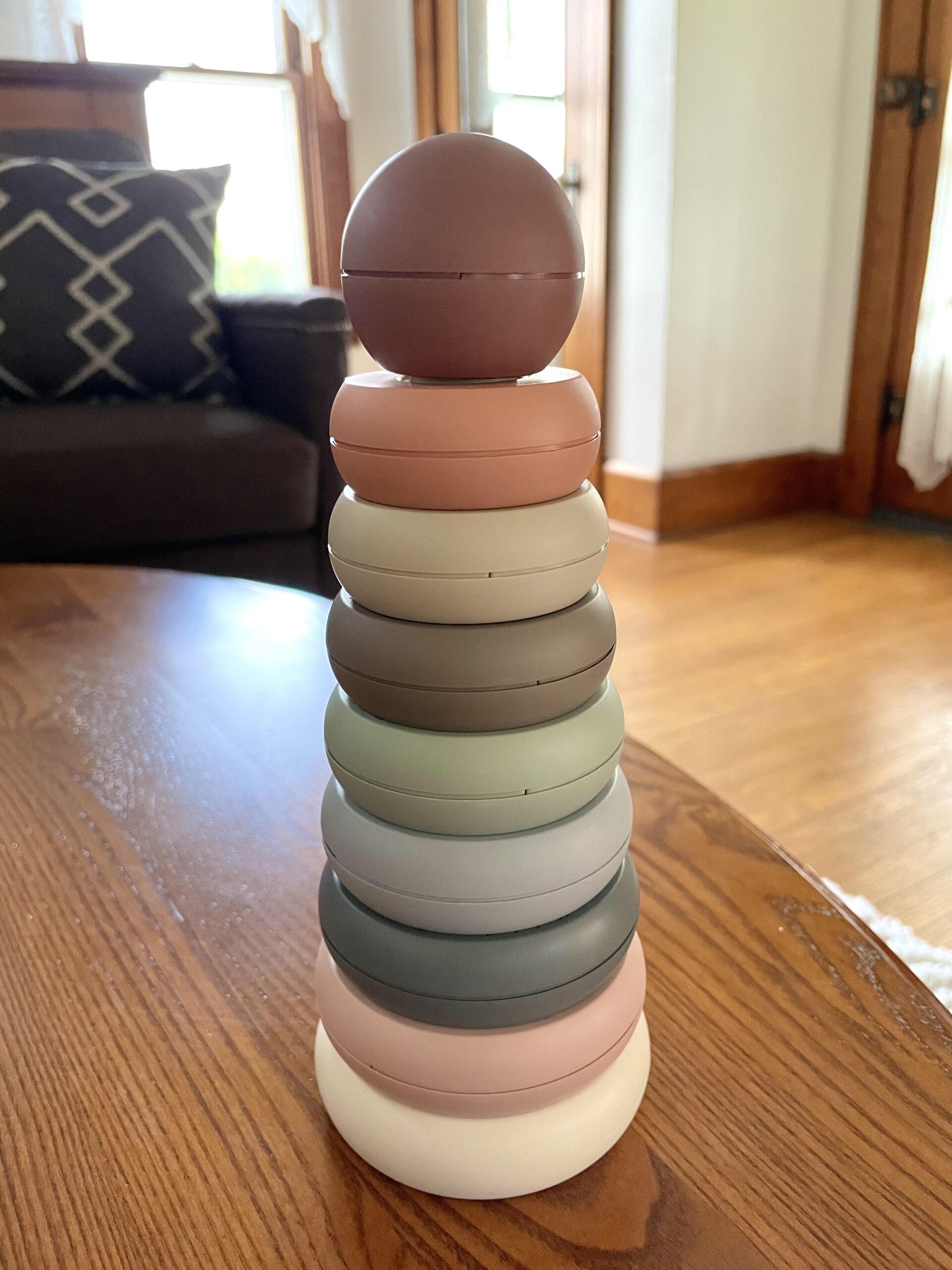 mushie Stacking Rings Toy | Made in Denmark (Rustic) customer photo 2