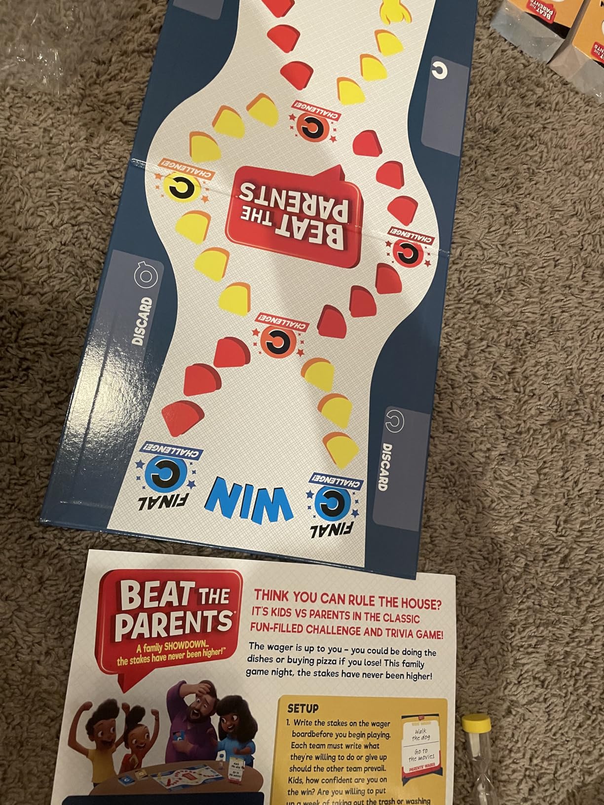 Beat The Parents Classic Family Trivia Game, Kids Vs Parents, with 25 Bonus Cards for Ages 6 and up (Amazon Exclusive) customer photo 2