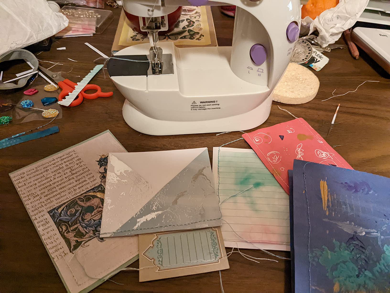 Made By Me My Very Own Sewing Machine for Beginner, Portable Battery Powered First Sewing Machine for Kids Ages 8+, Includes Fabric, Thread, Measuring Tape, & Stuffing customer photo 2
