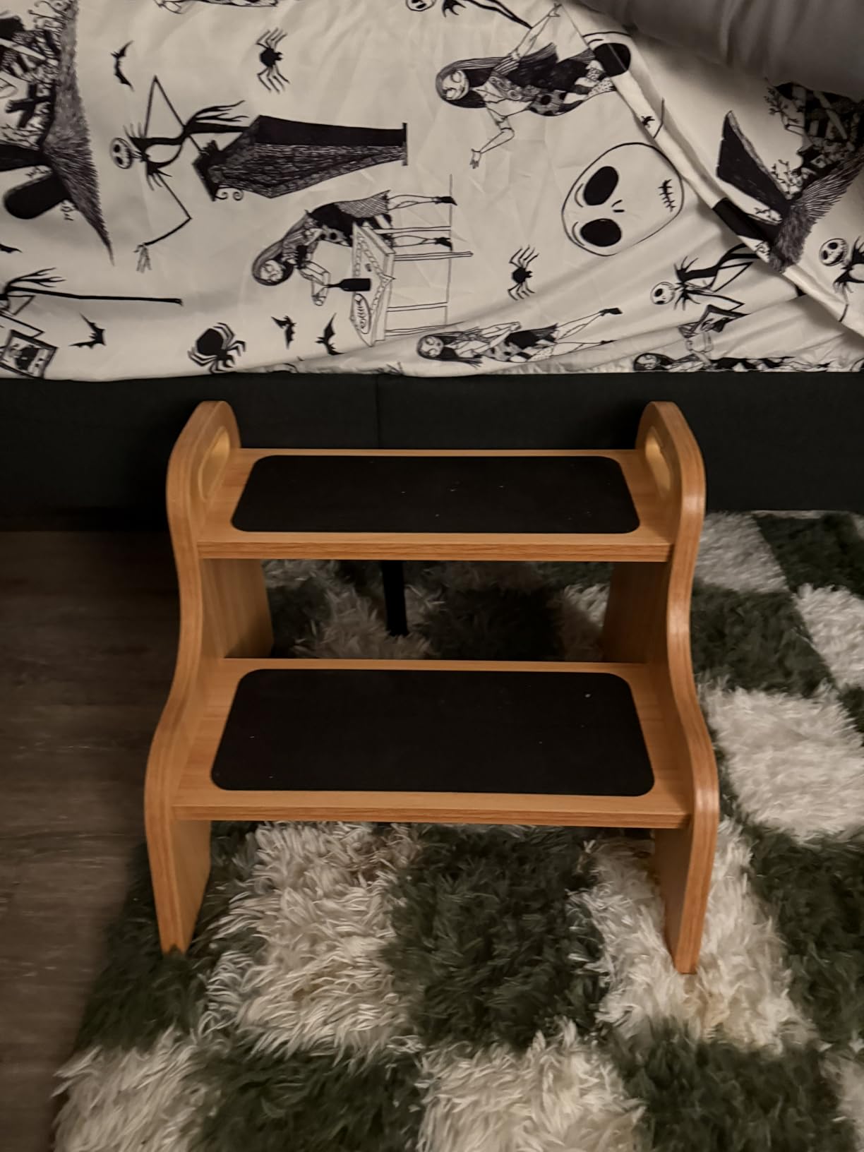 StrongTek Wooden 2-Step Stool for Kids, Non-Slip Surface with Handles, 350 lb Capacity, Toddler Step Stool for Bathroom, Kitchen and Bedroom (Natural) customer photo 1