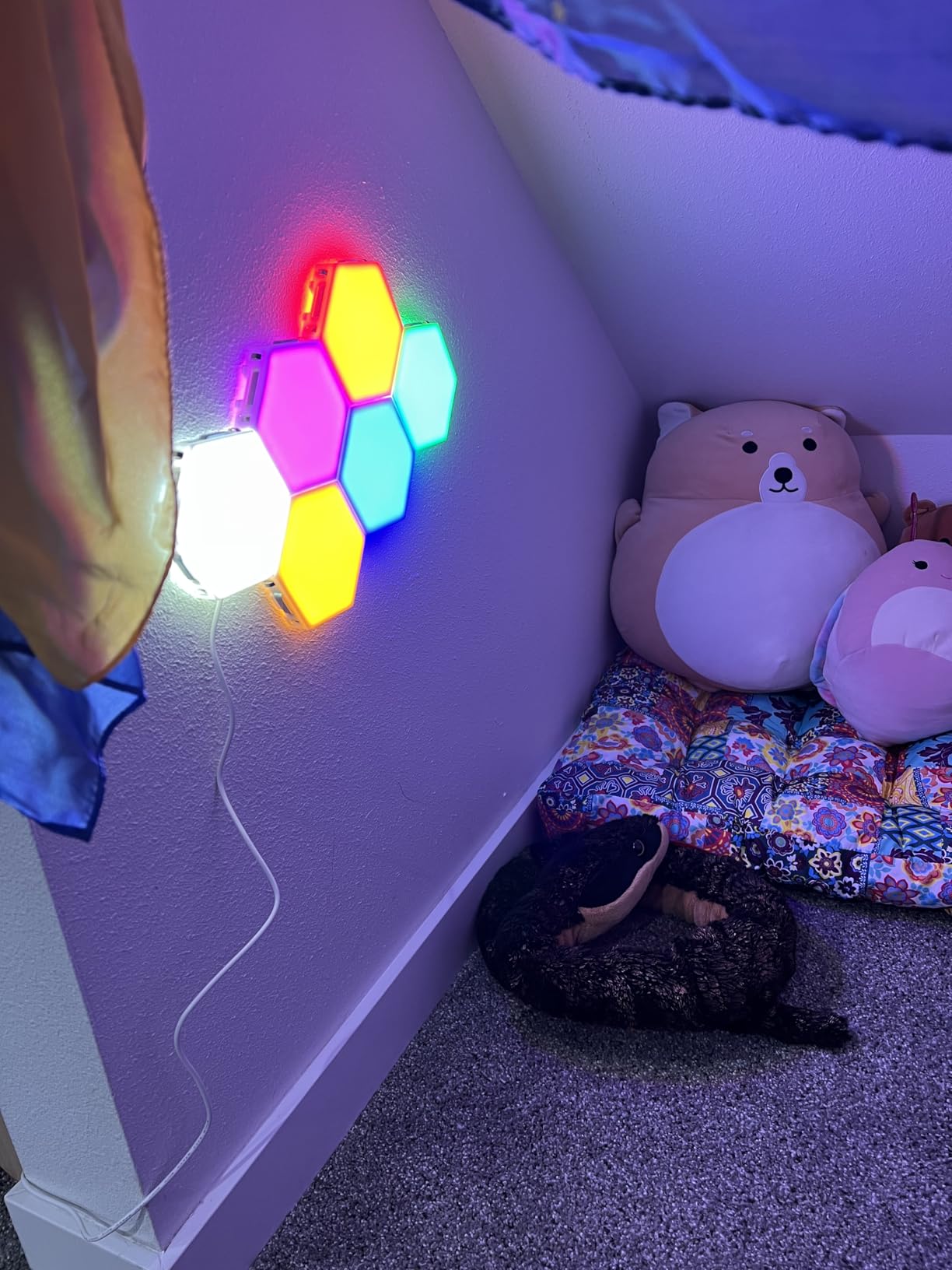 Bright Autism Tap-Tap Touch Sensory Lights - Dimmable Room Lighting for Therapeutic & Educational Play. Visual & Tactile Soothing LED Stimulation. Perfect Addition to Your Child's Bedroom (10pcs) customer photo 1