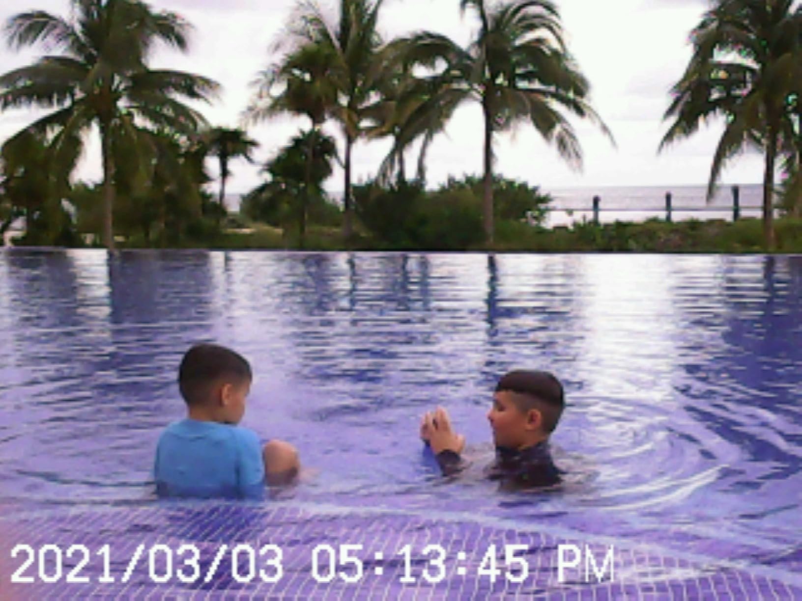 Pool Toy & Kids Underwater Camera - 99FT Waterproof Kid Action Camera 1080P Video&20MP Photo with Flip Lens, Includes 32GB Card for Diving Swimming Beach Snorkeling, Birthday Gift for Girls - GKTZ customer photo 2