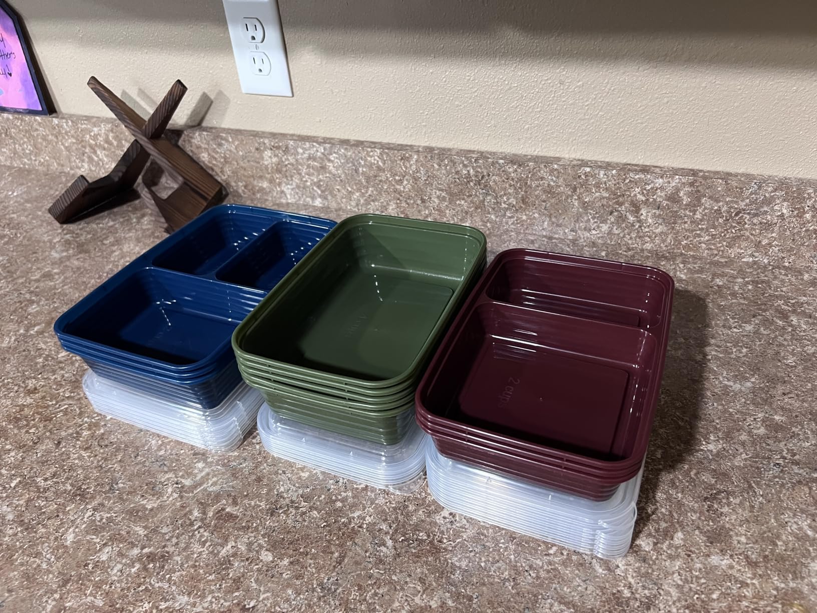 Bentgo Prep 60-Piece Meal Prep Kit - Reusable PFAS & BPA-Free Food Containers, 1-Compartment, 2-Compartment, & 3-Compartments - Microwave, Freezer, & Dishwasher Safe (Floral Pastels) customer photo 1