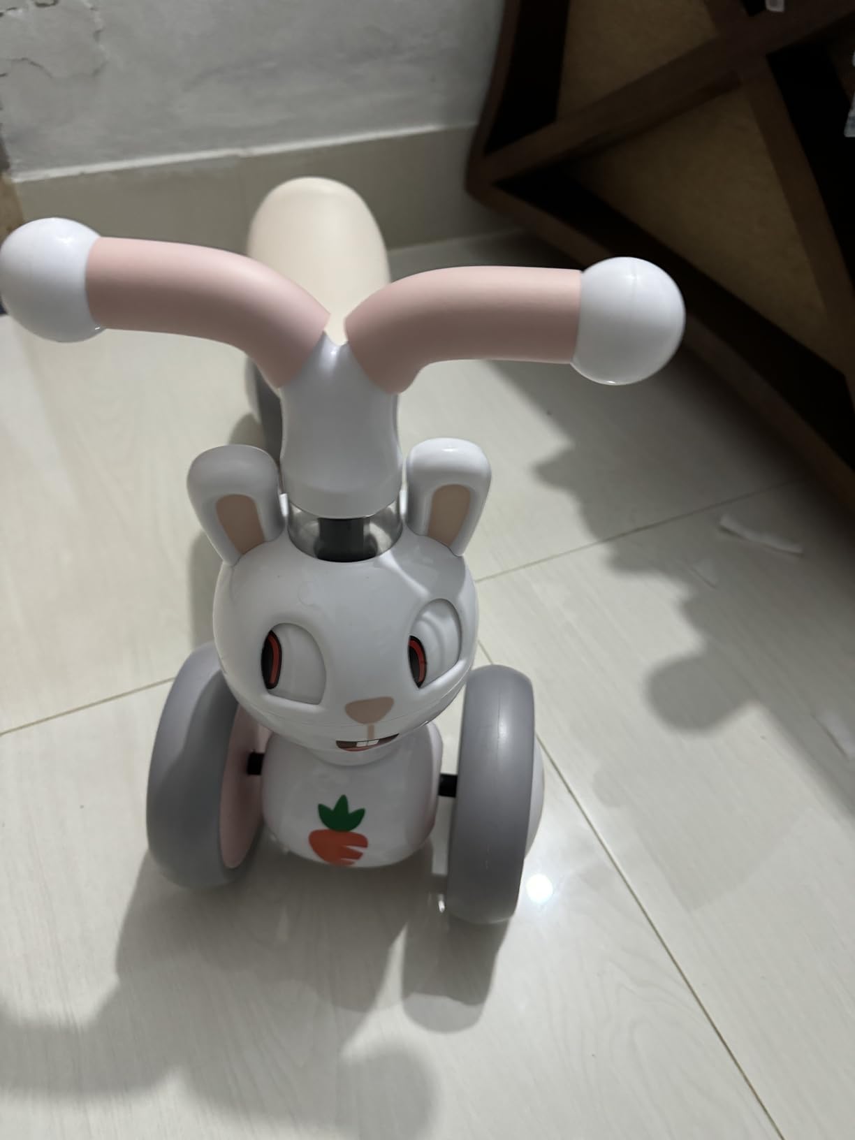 YGJT Baby Balance Bike for 1 Year Old Boy and Girl, Indoor Outdoor Non-Pedal Baby Walker Toys for 10-36 Months Toddlers, Silent Wheels, 1st Birthday Gift, Kids First Bike Tiger customer photo 2