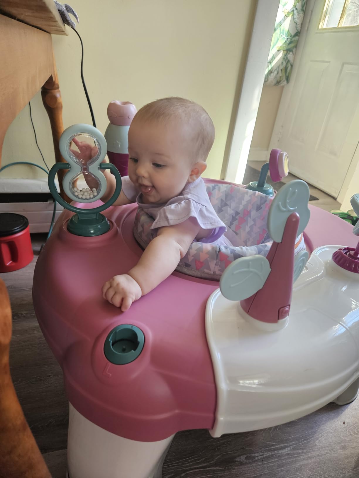 Safety 1st Grow and Go 4-in-1 Stationary Activity Center, Oslo Pink customer photo 2