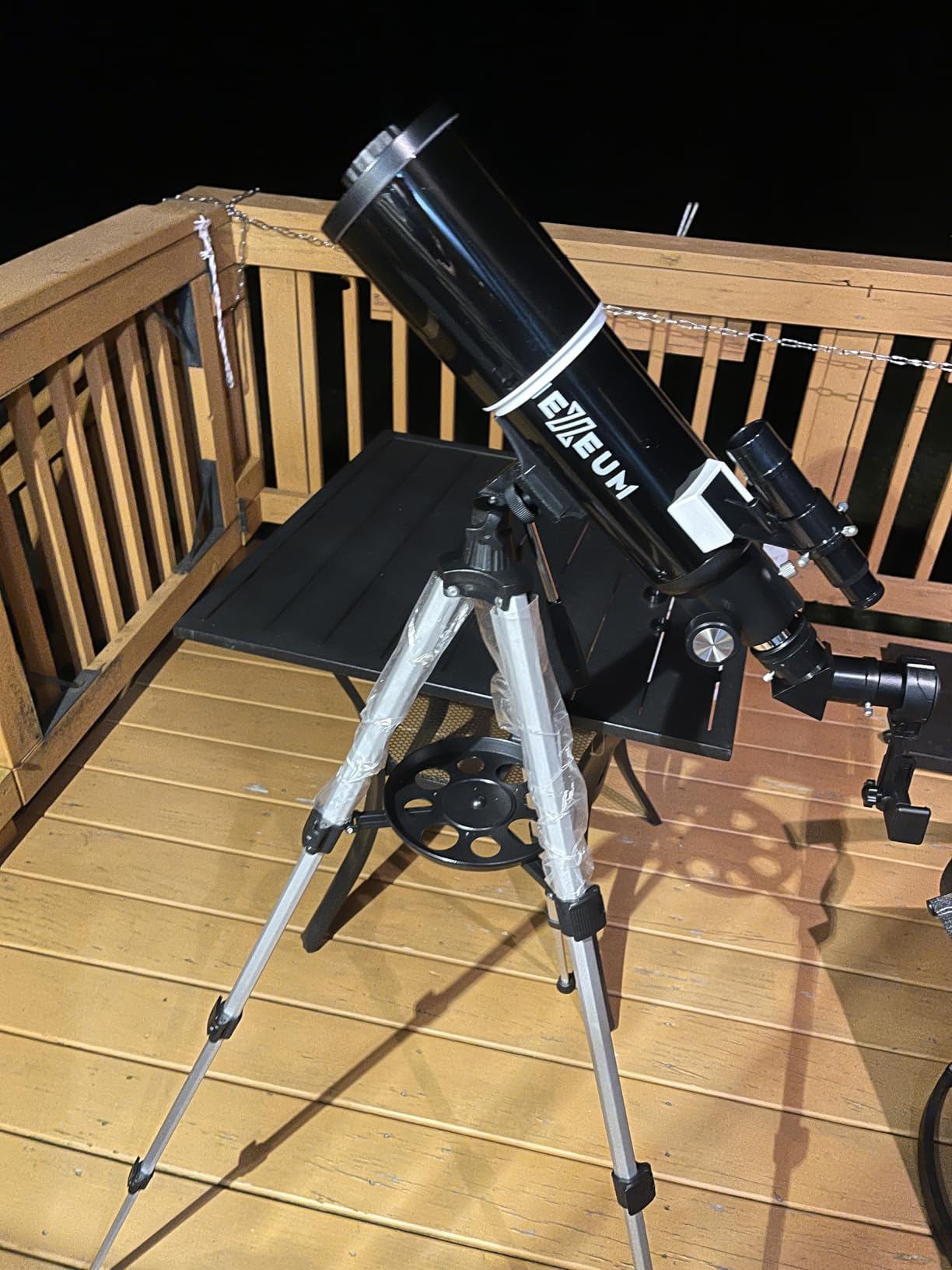 Koolpte Telescope 80mm Aperture 600mm - Astronomical Portable Refracting Telescope Fully Multi-Coated High Transmission Coatings AZ Mount with Tripod Phone Adapter, Wireless Control, Carrying Bag. customer photo 1