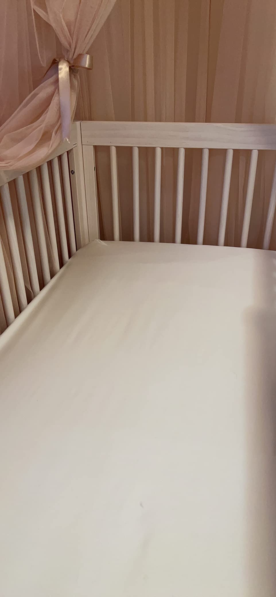 Bella Coterie Luxury Bamboo Viscose Crib Sheet - Ultra Soft, Cooling for Better Sleep, Deep Pocket Fitted Sheet (Sea Glass) customer photo 2