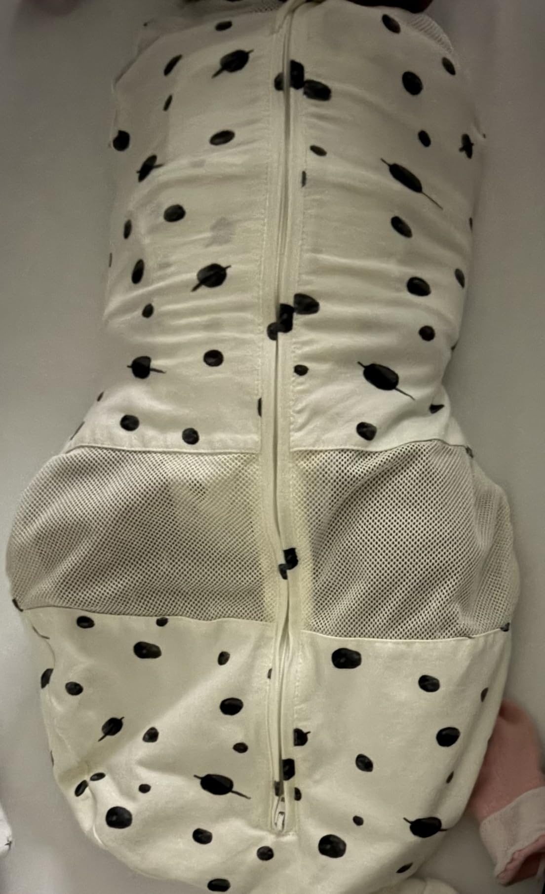 Happiest Baby Sleepea 5-Second Swaddle - 100% Organic Cotton Baby Swaddle Blanket - Doctor Designed Promotes Healthy Hip Development - 3-Pack Newborn Bundle (Ivory Planets, 2 x Small, 1 x Medium) customer photo 1