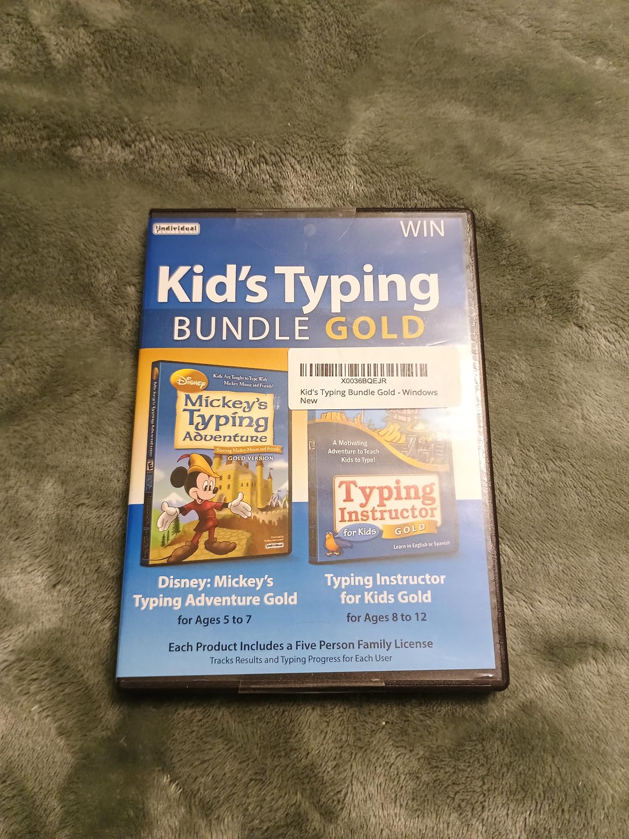 Kid's Typing Bundle Gold - Windows - Includes Two Software Typing Programs to Teach Kids How to Type with Mickey Mouse & Friends or on Typer Island - CD/PC customer photo 1