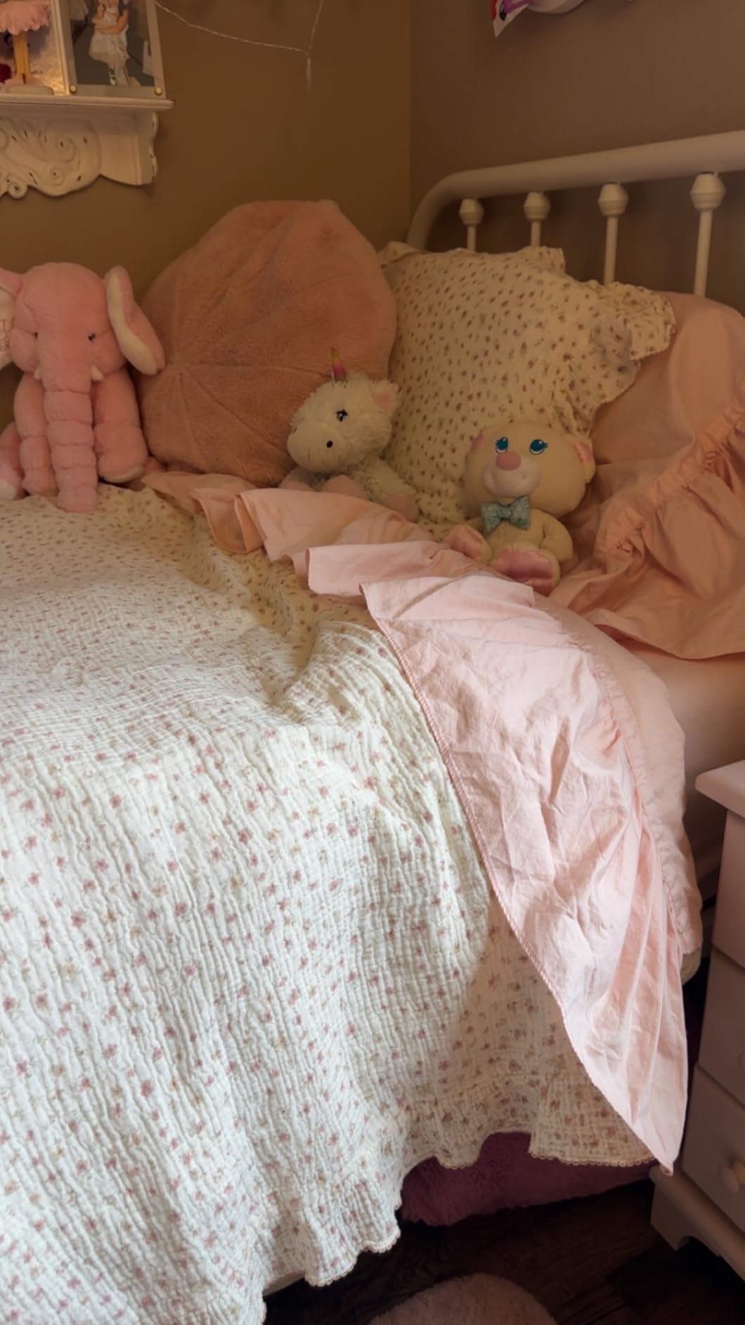 Simple&Opulence 100% Organic Cotton Sheet Set for Kids Teens, 4 Pieces Soft Bed Sheets - Alpaca, Full customer photo 1