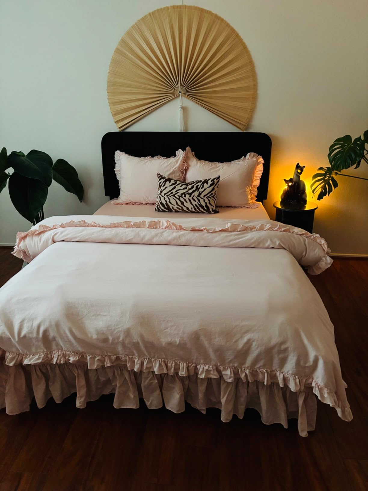 Simple&Opulence 100% Organic Cotton Sheet Set for Kids Teens, 4 Pieces Soft Bed Sheets - Alpaca, Full customer photo 2