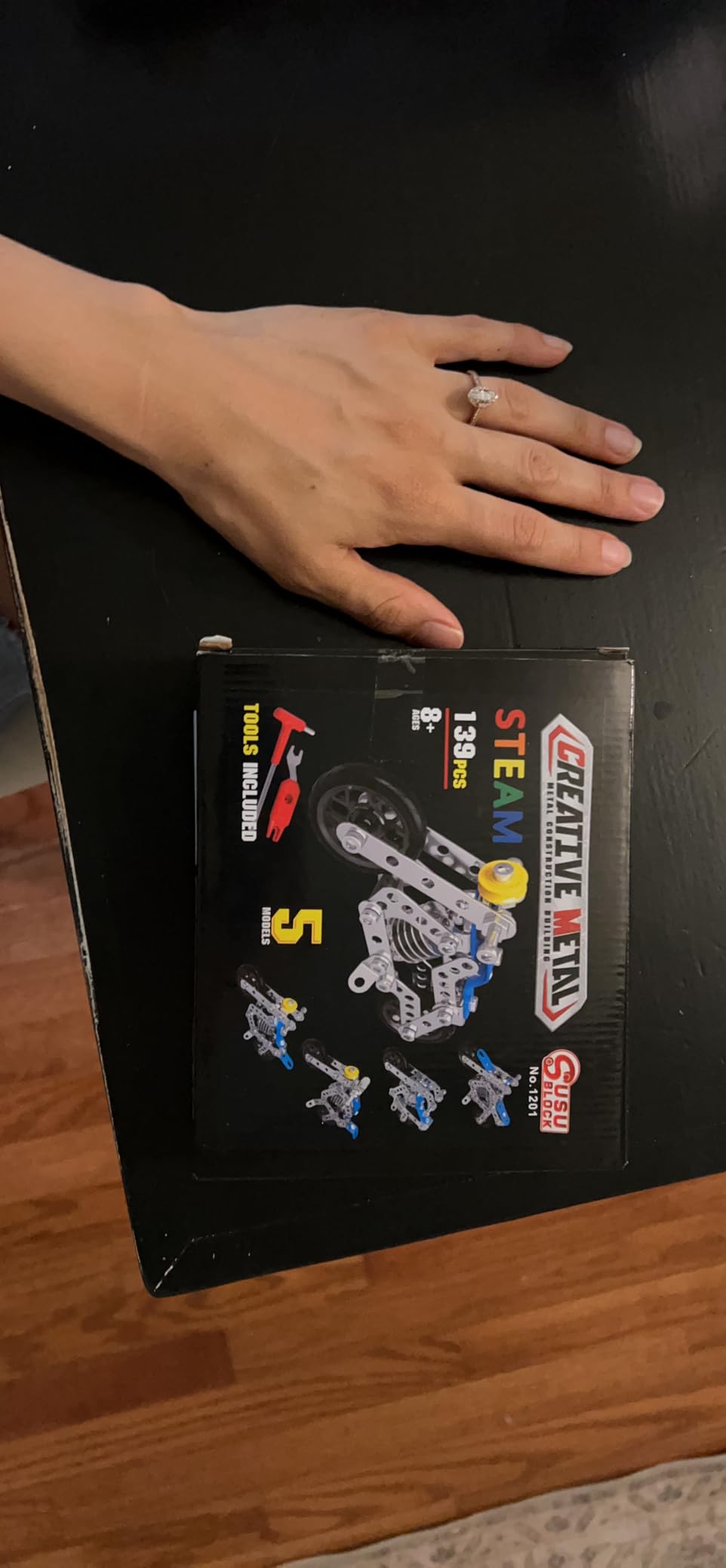 Ferthor Fun 7 in 1 STEM Toys,Creative Set for Boys Age 8-12,Learning Engineering Kids Building Blocks Model Kits,Metal Construction Toys for Kids 8 9 10 11 12+ Year Old(180PCS No Motor) customer photo 2