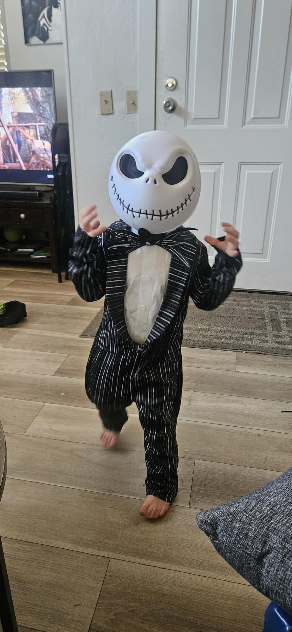 Spirit Halloween The Nightmare Before Christmas Toddler Jack Skellington Costume | Officially Licensed | Disney | Tim Burton customer photo 1