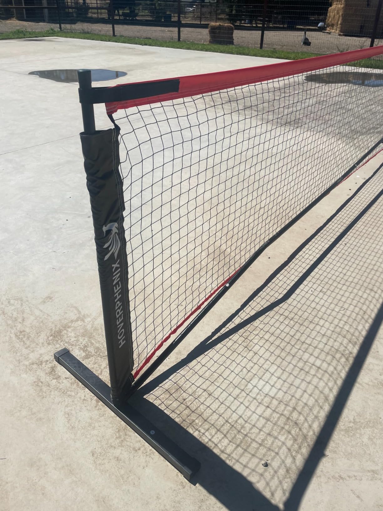 Hoverphenix Portable Pickleball Net Set, 22FT Regulation Size Pickle Ball Net with Paddle Set of 4, Pickleballs and Carry Bag, Easy Setup for Indoor Gym, Outdoor Court,Driveway, Backyard customer photo 1