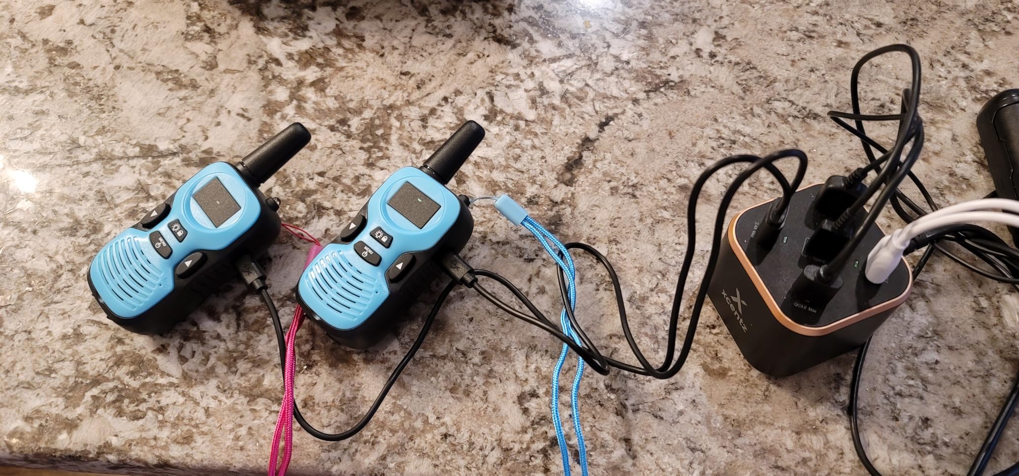 Walkie Talkies for Kids Long Range - 4 Pack Kid Walkie Talkies with Replaceable Shell Backlit LCD Flashlight 3 Miles Range customer photo 2